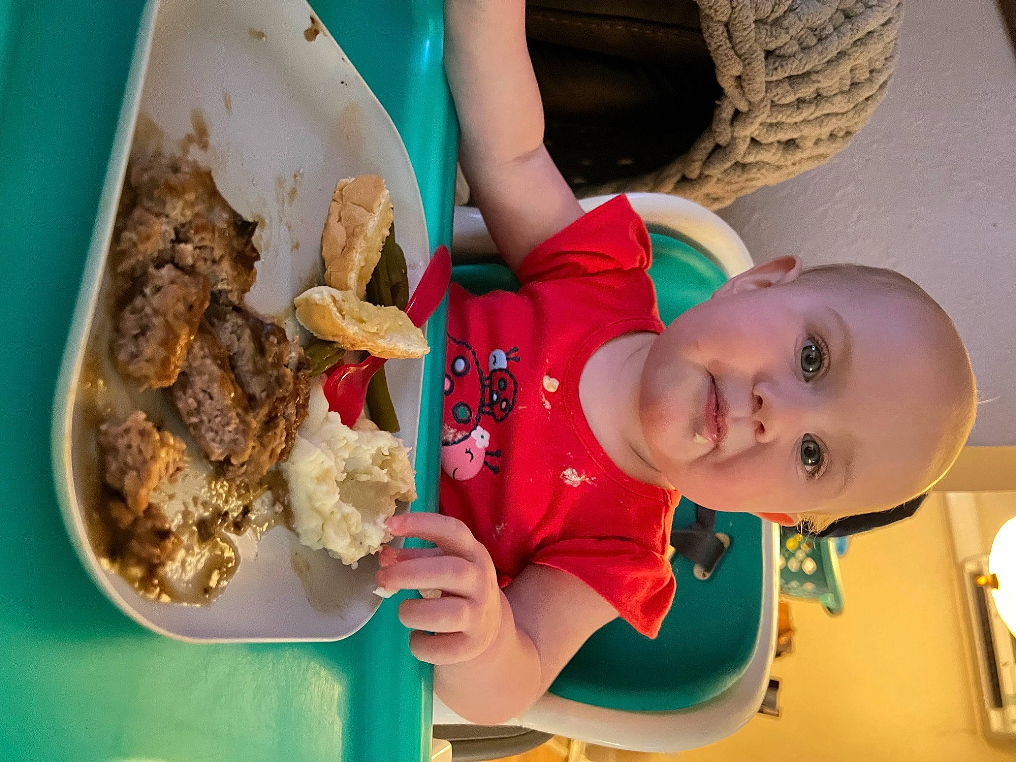 Allie joined the competition — help win amazing prizes! arm, baby, baby_toddler_clothing, bowl, chair, child, comfort_food, cuisine, dessert, dish, event, food, fun, happy, ingredient, mixture, person, plate, recipe, tableware