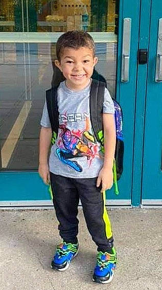 Malachi joined the competition — help win amazing prizes! child, denim, door, electric_blue, fun, happy, head, joy, knee, leisure, person, recreation, sleeve, smile, sportswear, street_fashion, sweatpant, t_shirt, toddler, top