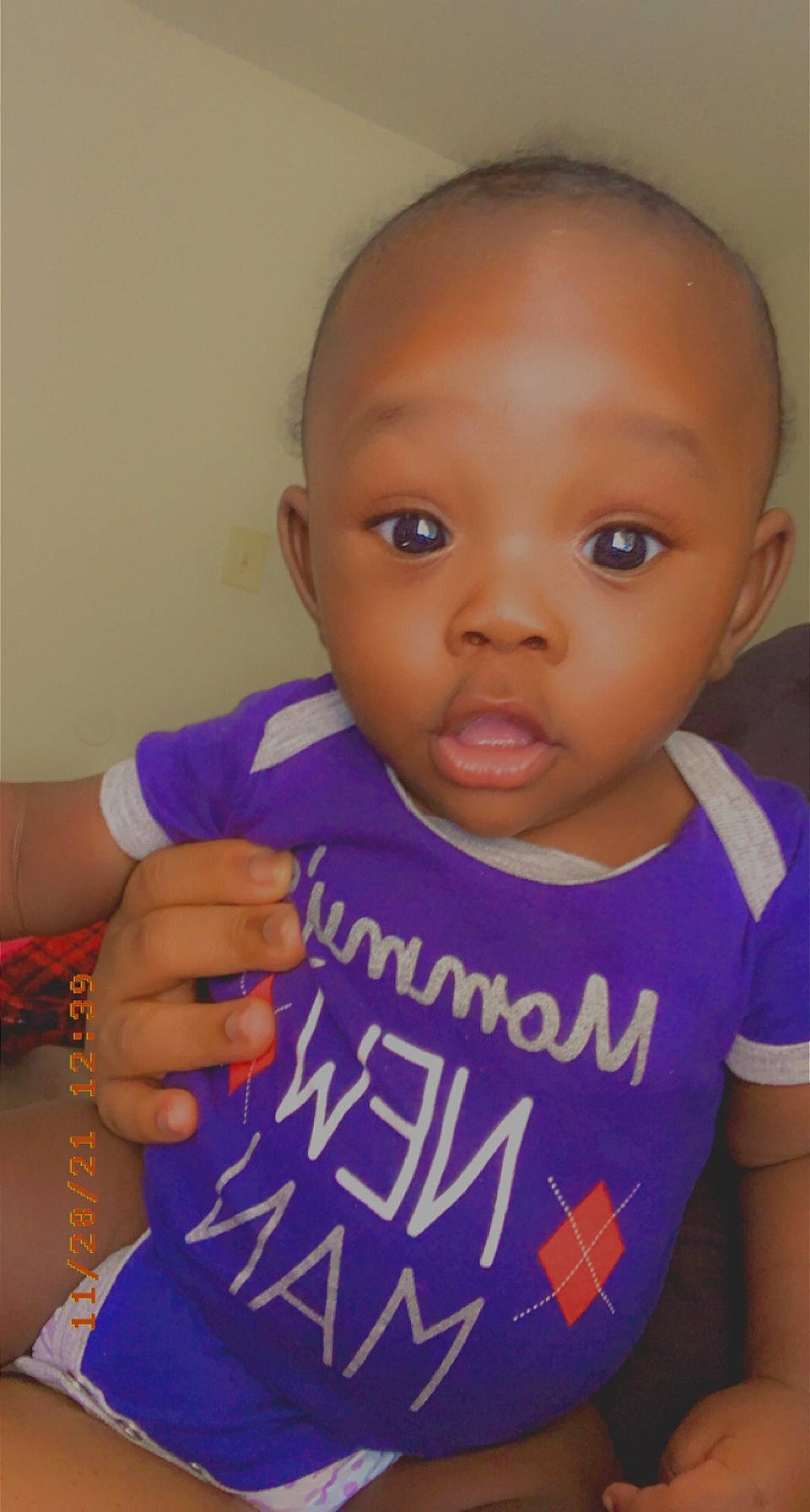 Dakari joined the competition — help win amazing prizes! baby_toddler_clothing, cheek, chin, ear, eyebrow, eyelash, forehead, gesture, hand, happy, iris, joint, lip, mouth, neck, nose, person, shoulder, skin, sleeve