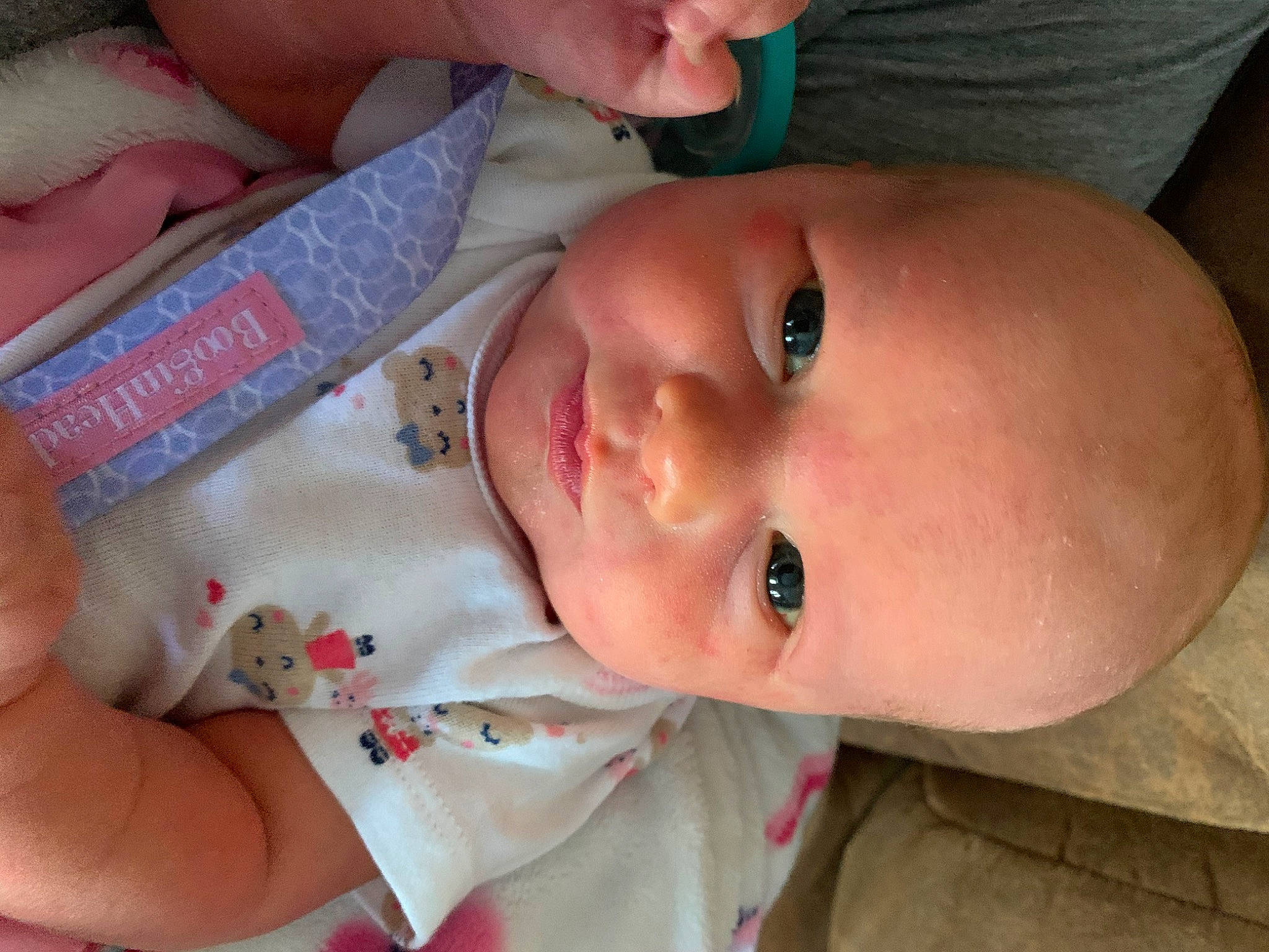 Gracelyn joined the competition — help win amazing prizes! baby, baby_toddler_clothing, cheek, child, ear, eyebrow, eyelash, finger, hand, iris, lip, nail, nose, organ, person, plant, skin, sleeve, smile, thumb