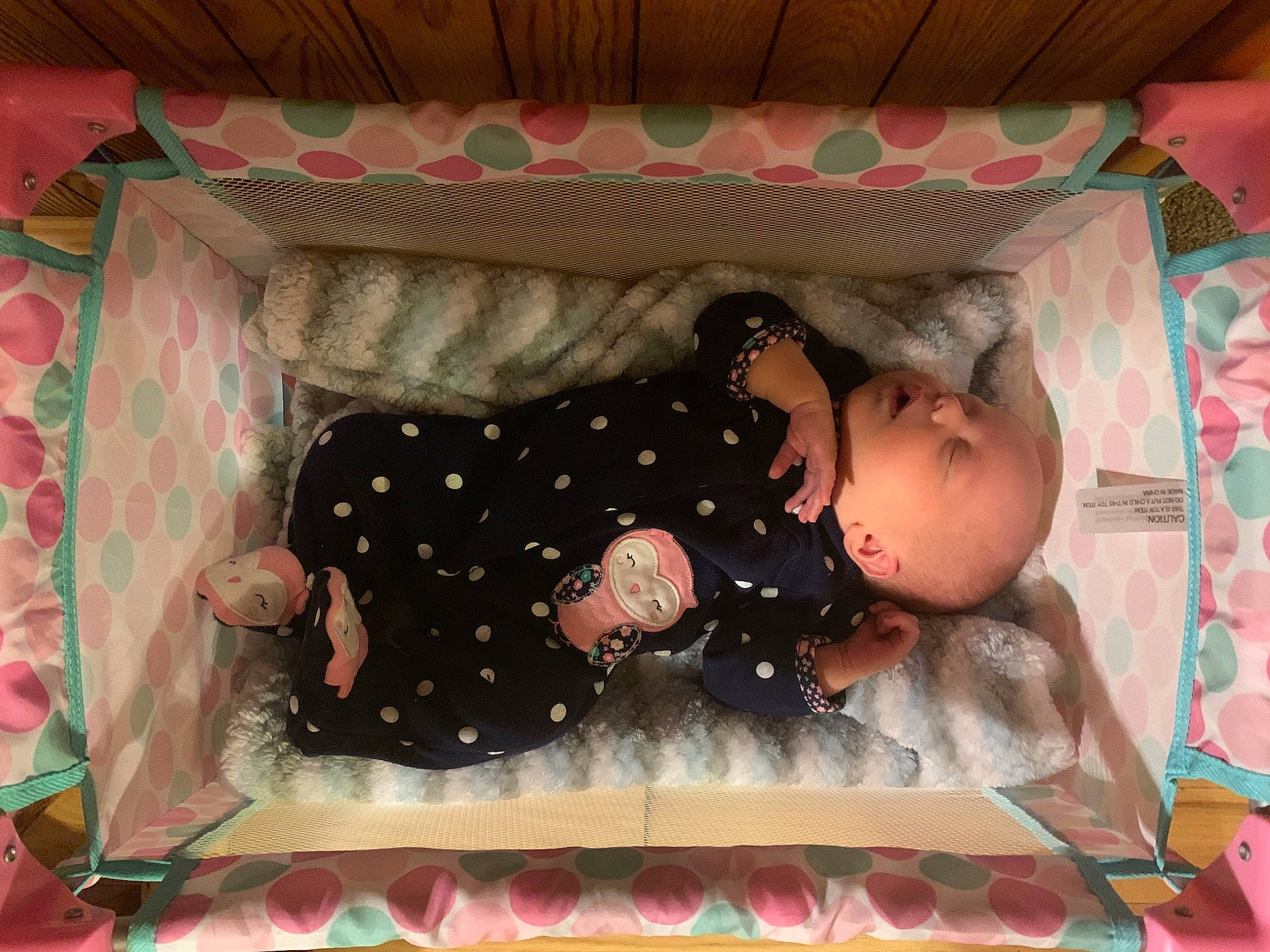 Gracelyn joined the competition — help win amazing prizes! baby, baby_products, baby_safety, baby_toddler_clothing, baby_toys, bed, brown, child, comfort, fun, infant_bed, linens, pattern, person, pink, product, rectangle, room, toddler, toy