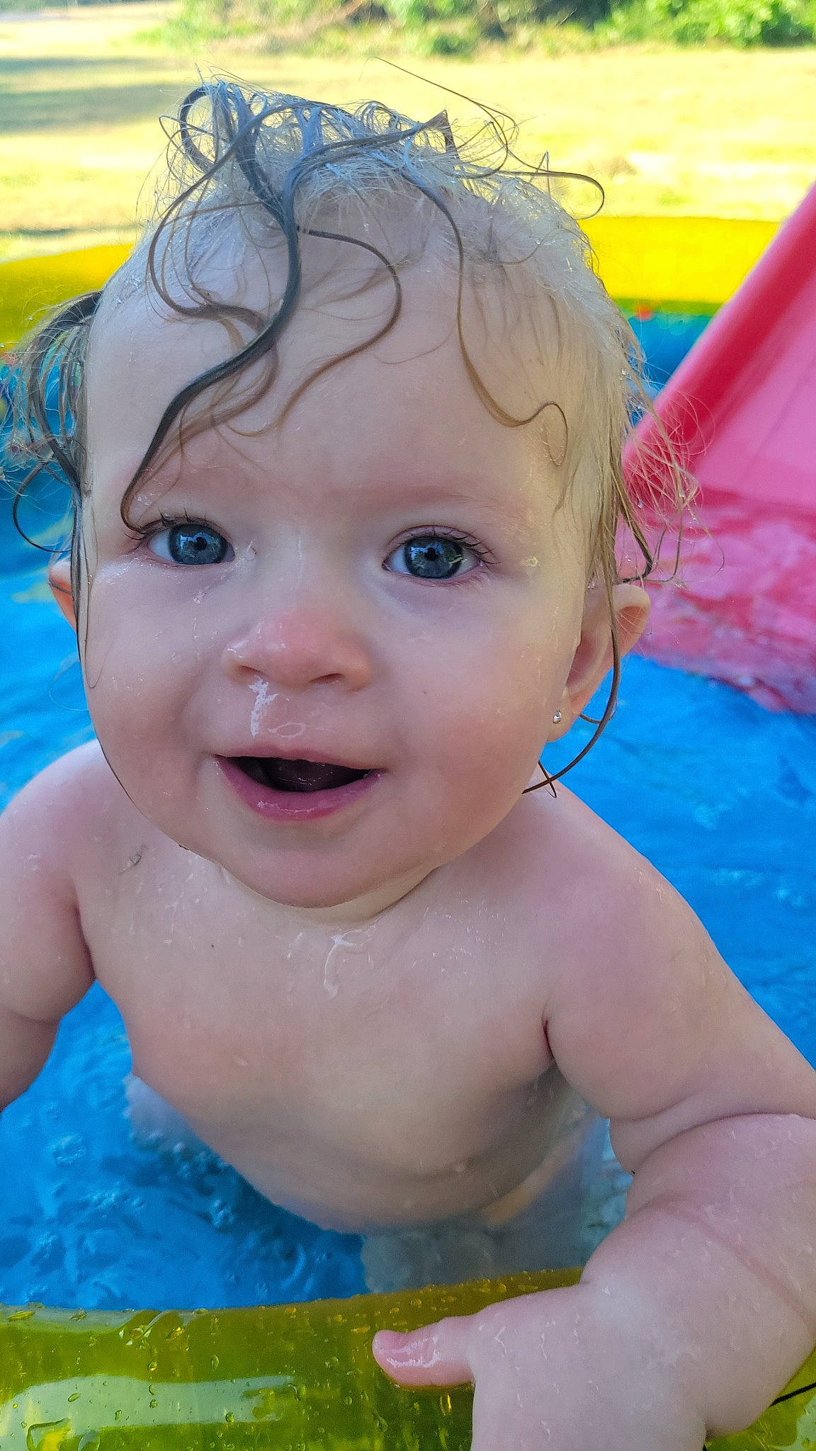 Riverlynn joined the competition — help win amazing prizes! aqua, azure, baby, baby_bathing, bathing, blue, cheek, chest, chin, eye, happy, head, headwear, iris, leisure, muscle, nose, person, skin, smile