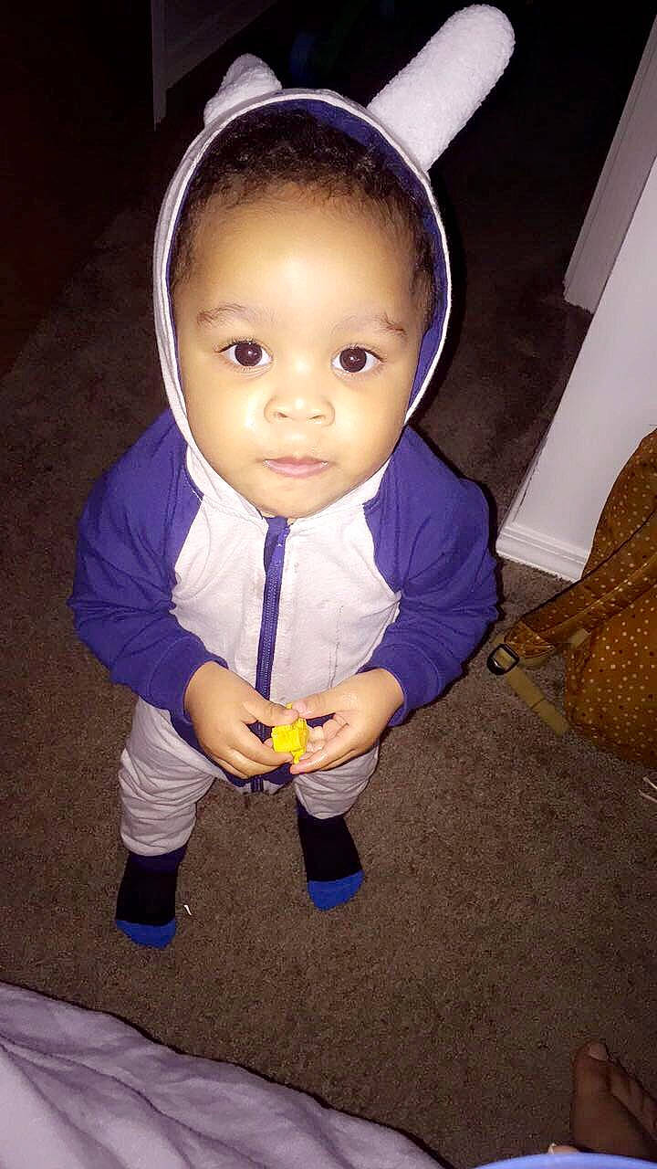 Aubrey is registered to the contest to win money with this photo: baby, cheek, child, head, person, purple, skin, toddler