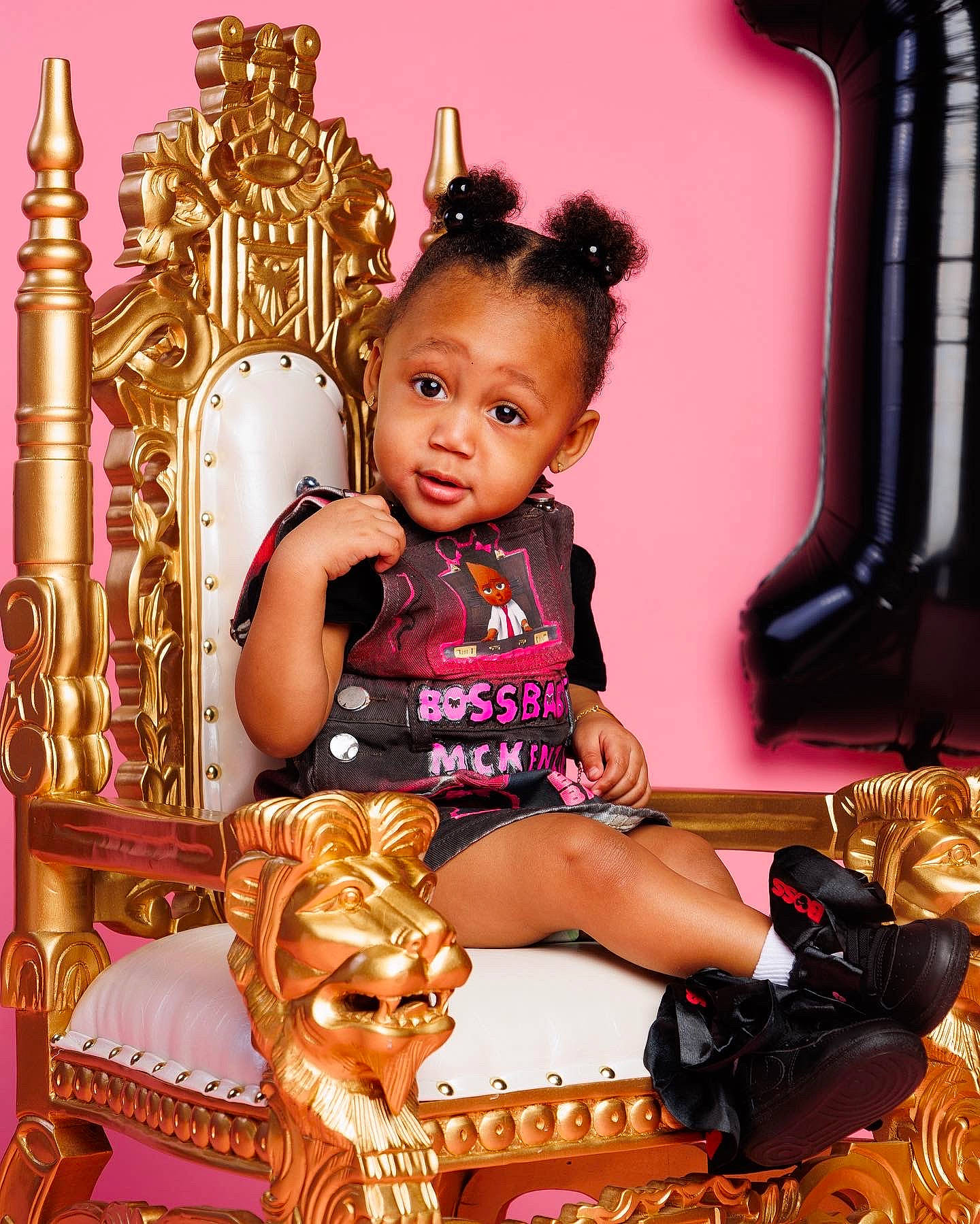 Mckenzie joined the competition — help win amazing prizes! baby, baby_toddler_clothing, child, fashion_accessory, fashion_design, fun, happy, jewellery, magenta, metal, pattern, people, person, pink, purple, room, sitting, sleeve, thigh, toddler