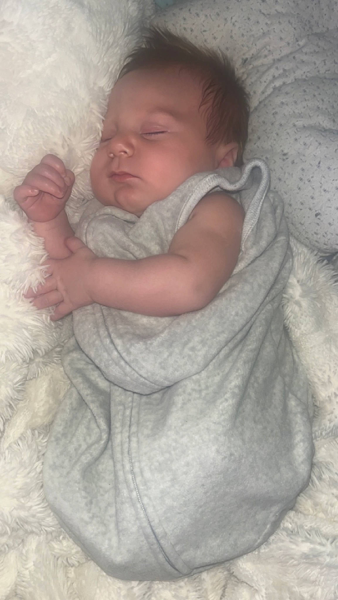 Atlas joined the competition — help win amazing prizes! art, baby, baby_sleeping, baby_toddler_clothing, bedding, bedtime, cheek, child, comfort, elbow, fur, hand, linens, nap, nose, person, sitting, skin, sleeve, toddler