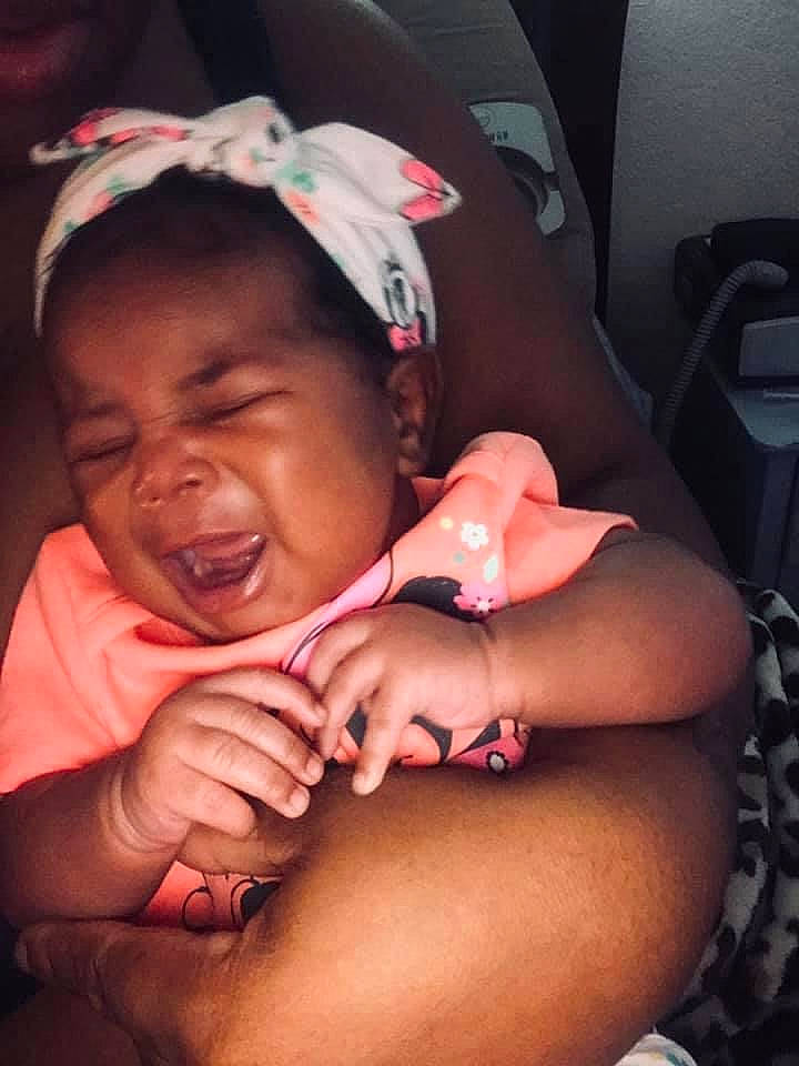 Journey is registered to the contest to win money with this photo: baby, cheek, chest, comfort, cool, elbow, eyebrow, eyelash, finger, flash_photography, gesture, happy, lip, mouth, nail, person, pink, skin, thigh, thumb