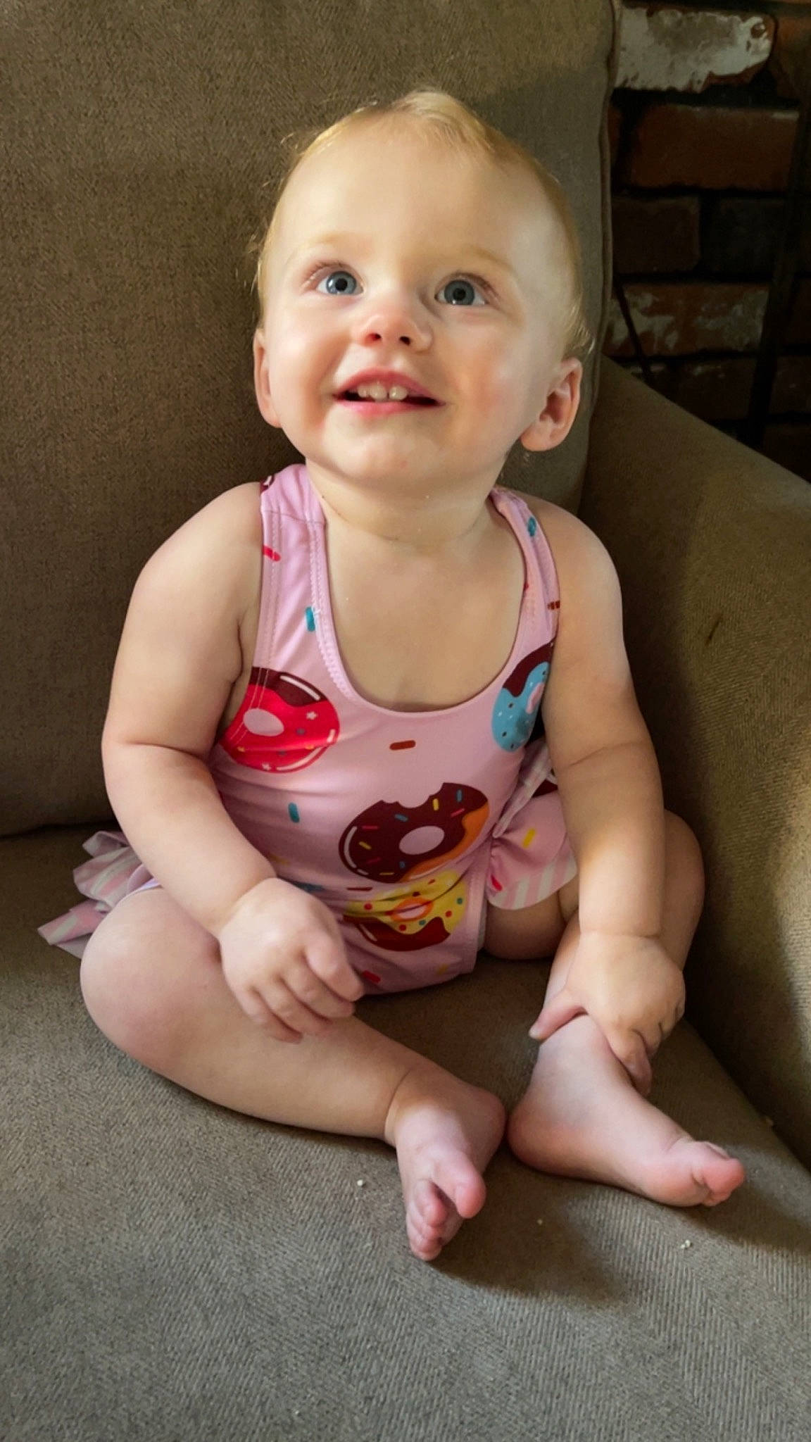 Lily joined the competition — help win amazing prizes! baby_toddler_clothing, cheek, chin, dress, eye, face, hair, head, human_body, iris, joint, joy, leg, lip, mammal, mouth, neck, nose, person, skin