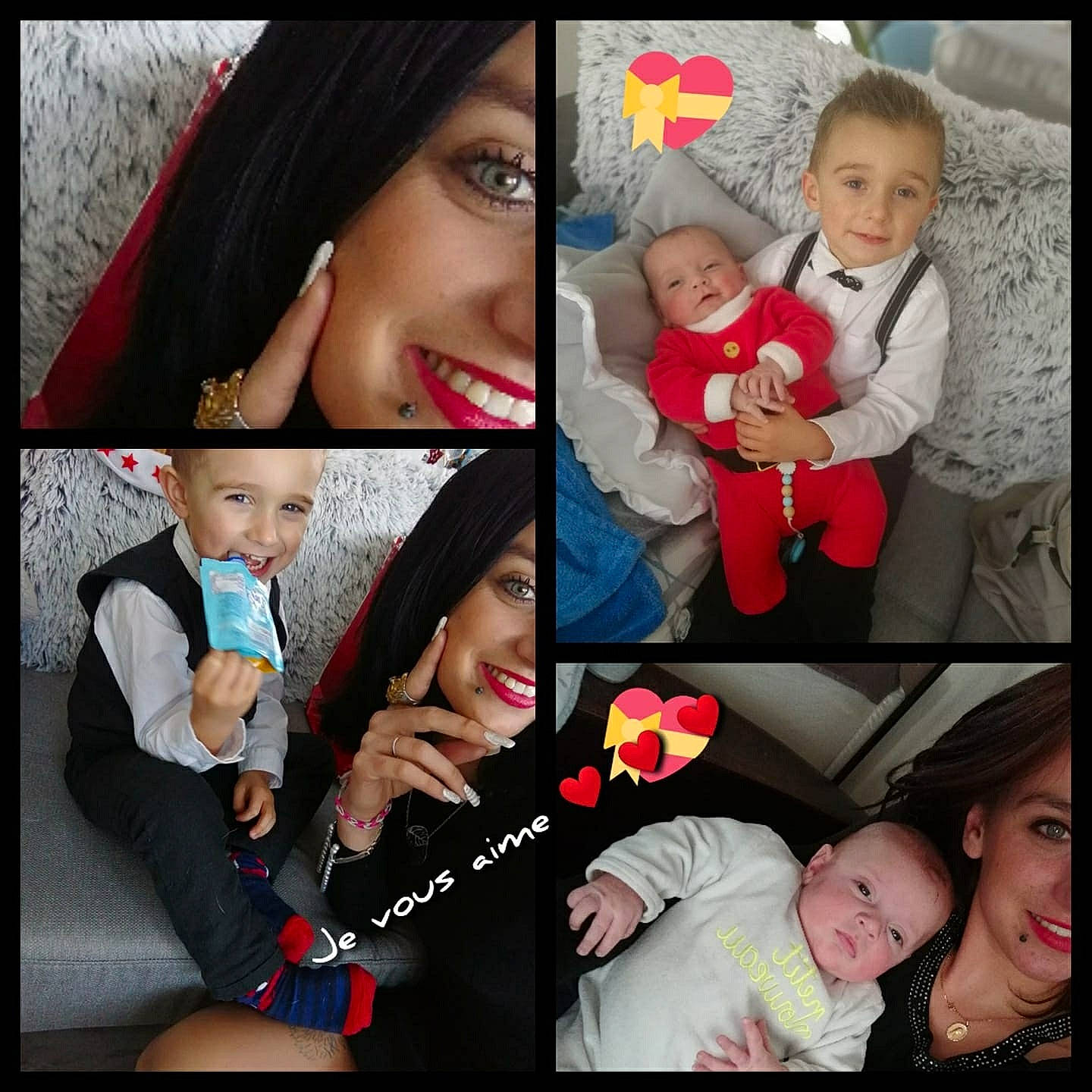 Kenzo Maysson participe au concours pour gagner de l'argent avec cette photo : child, collage, daughter, day, finger, friendship, fun, girl, headwear, joy, love, mother, person, photo_caption, photomontage, product, smile, toddler