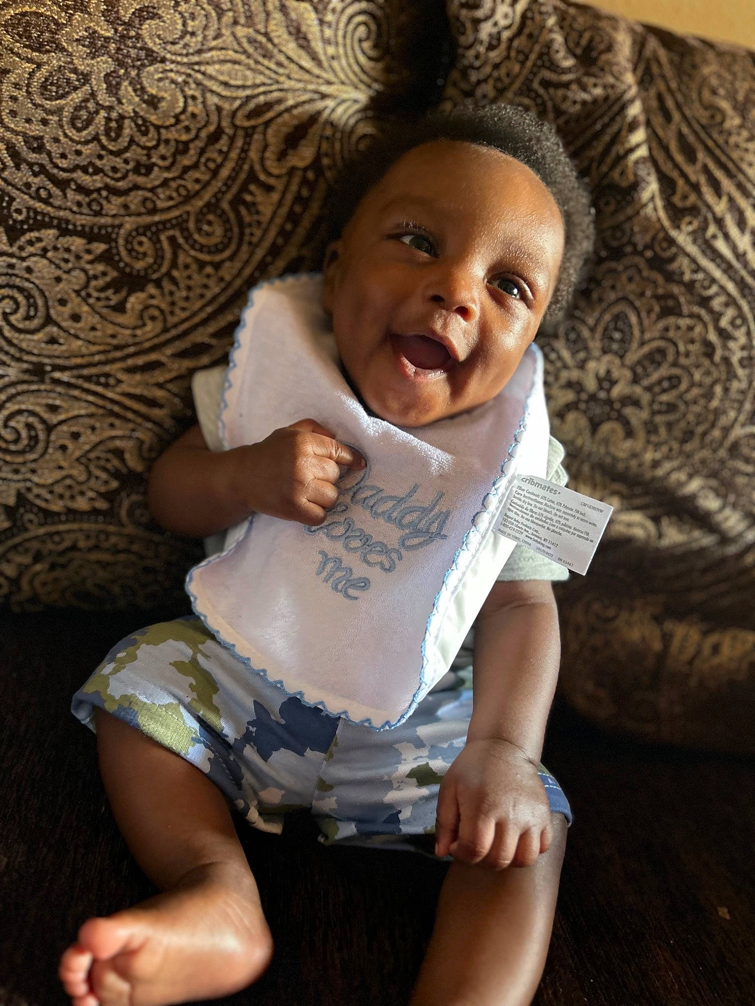 Aiden joined the competition — help win amazing prizes! baby, baby_toddler_clothing, cheek, chest, elbow, flash_photography, happy, human_leg, iris, leg, lip, mouth, person, shorts, skin, smile, textile, thigh, toddler, trunk