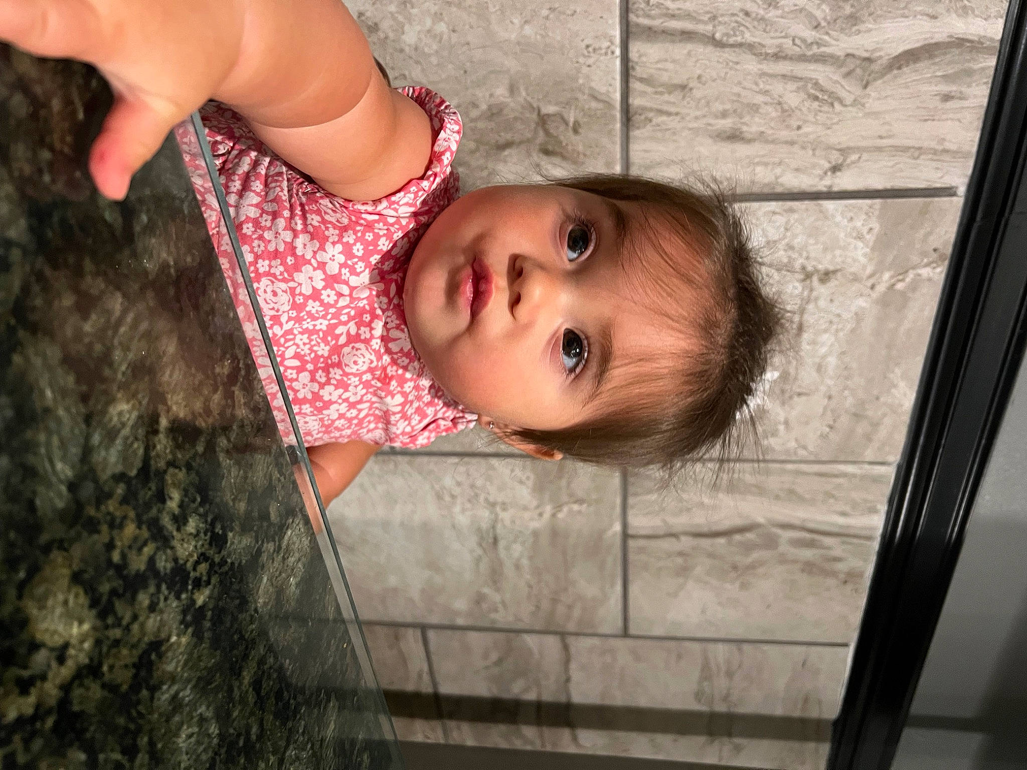 Amiyah joined the competition — help win amazing prizes! arm, baby, baby_toddler_clothing, beauty, cheek, child, hand, happy, human_body, iris, leisure, lip, mouth, nose, pattern, person, skin, toddler, tree, window