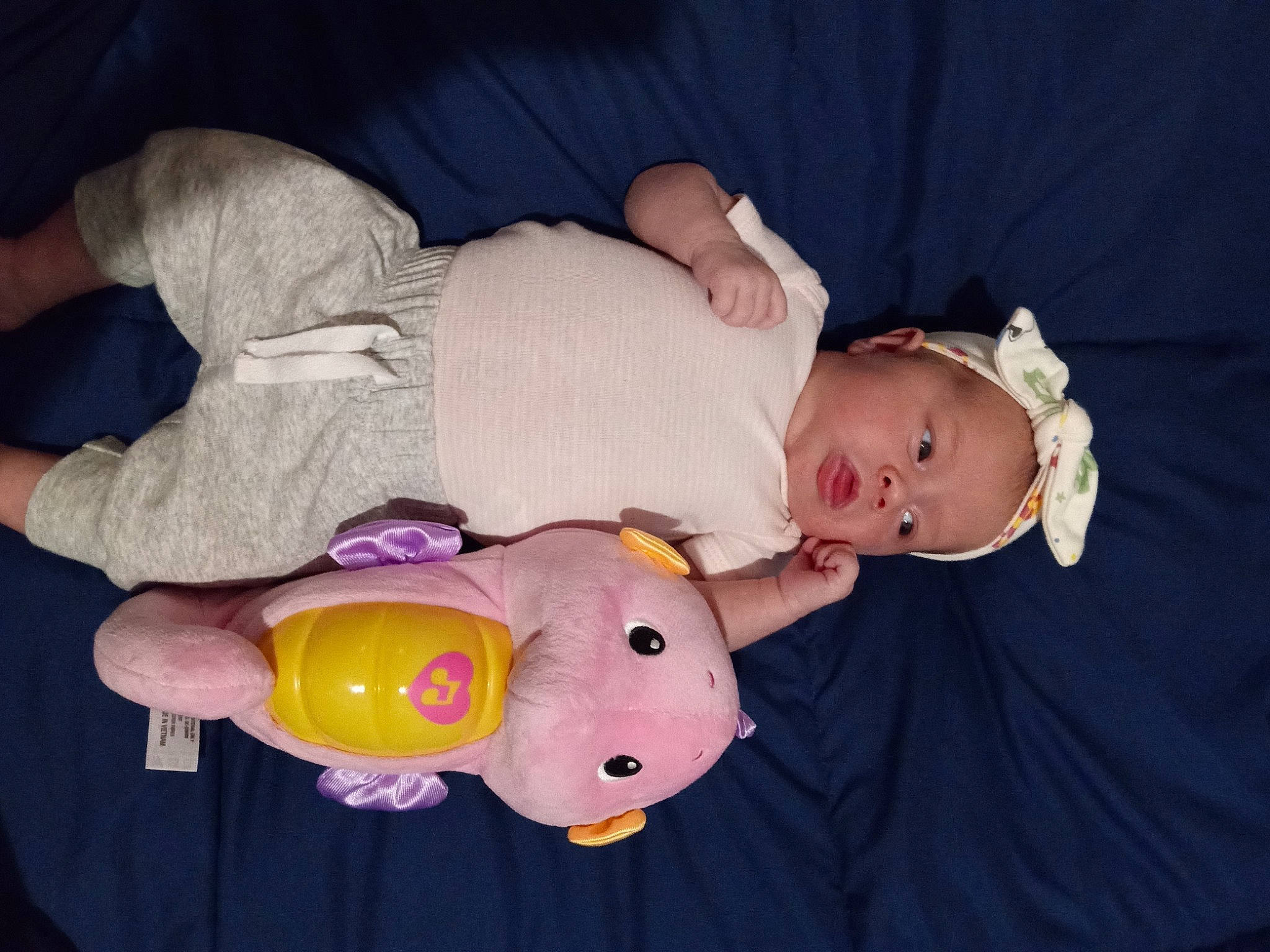 Elizabeth joined the competition — help win amazing prizes! baby, baby_products, baby_toddler_clothing, baby_toddler_shoe, baby_toys, child, comfort, fun, hat, head, lap, person, sleeve, toddler, toy, white