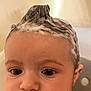Raelynn is registered to the contest to win money with this photo: baby, child, bath, foam, shampoo, wet_hair, tongue_out, cute, face, skin, head, water, expression, closeup, indoors, person, portrait, young, childhood, cleaning