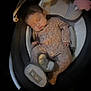 Raelynn joined the competition — help win amazing prizes! baby, sleeping, onesie, baby_rocker, plush_toys, sun_toy, cloud_toy, star_toy, infant, cozy, child, cute, peaceful, indoor, soft_toys, clothing, resting, portrait, newborn, sleep