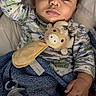 Emil joined the competition — help win amazing prizes! baby, sleeping, blanket, plush_toy, pacifier, infant, cozy, bed, child, peaceful, cute, soft_toy, clothing, rest, nursery, relaxation, face, hand, indoors, comfort