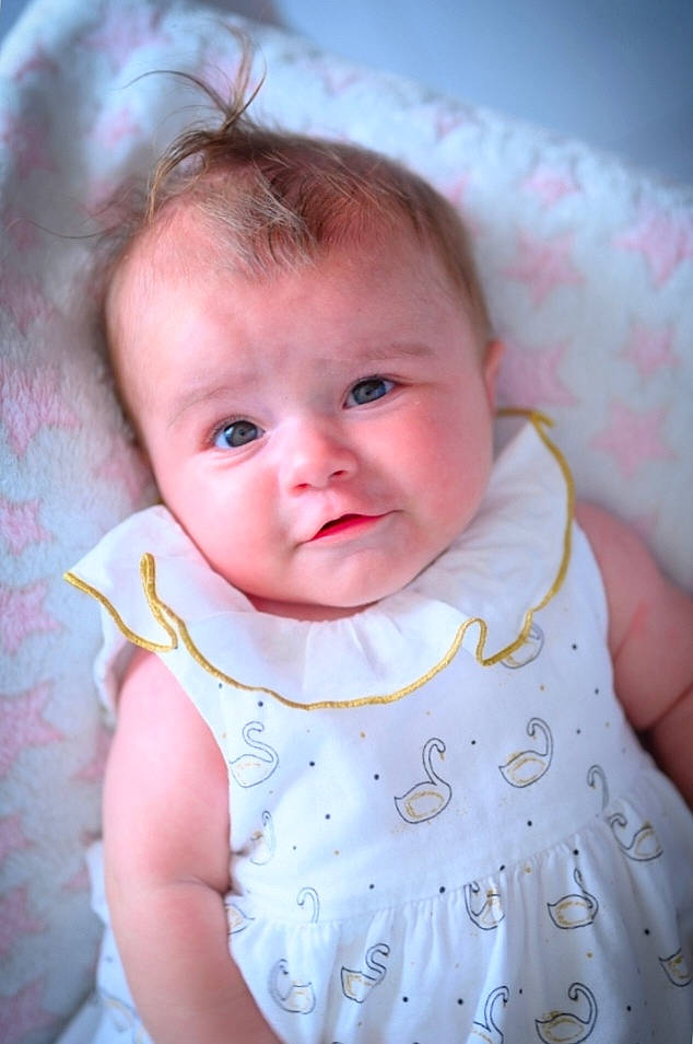 Elyse a rejoint le concours — aidez-le/la à gagner de superbes lots ! baby, cheek, child, eye, face, head, iris, lip, nose, person, pink, portrait_photography, skin, smile, toddler