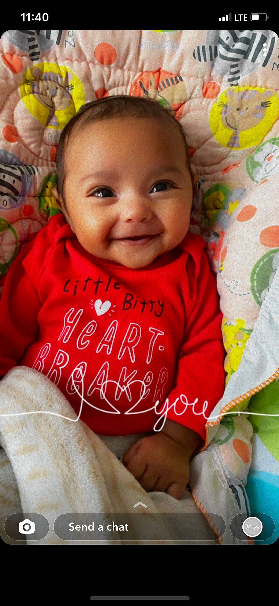 Pratham is registered to the contest to win money with this photo: baby, baby_toddler_clothing, cheek, child, comfort, face, happy, head, iris, joy, linens, lip, nose, organ, people, person, pink, skin, sleeve, smile