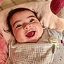 baby, babylaughing, bodypart, face, finger, hand, happy, head, laughing, mouth, newborn, person, photography, portrait, smile