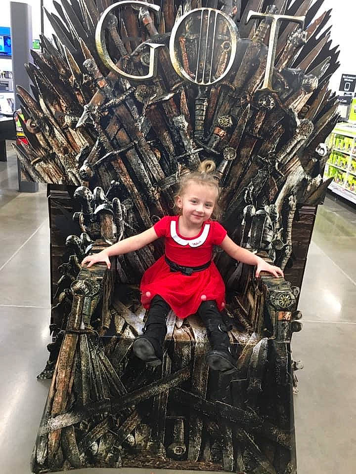 Mya joined the competition — help win amazing prizes! art, chair, child, fun, furniture, joy, person, plant, sculpture, tourist_attraction, tree, vacation