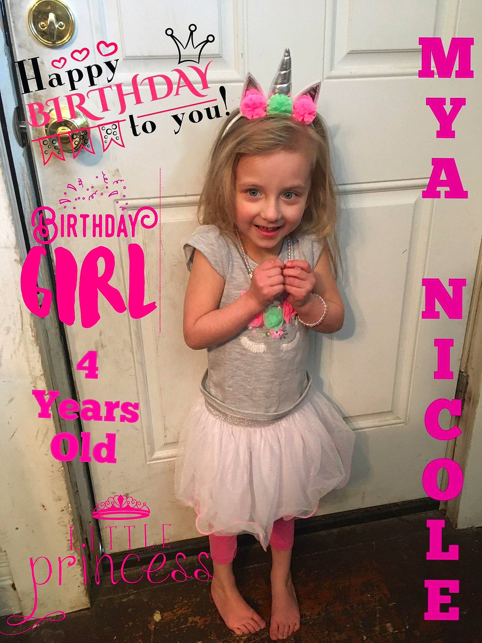 Mya joined the competition — help win amazing prizes! child, costume, joy, person, photo_caption, pink, toddler