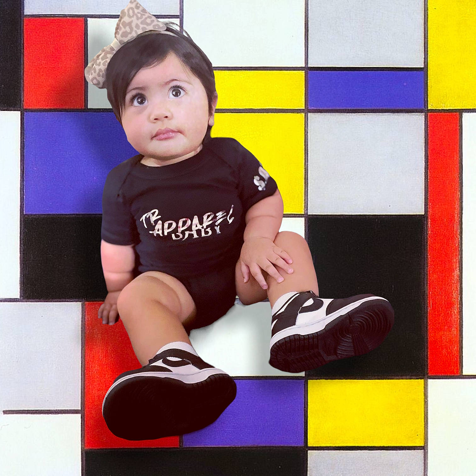Adrienne Aaliyah-rose joined the competition — help win amazing prizes! baby, baby_toddler_clothing, cool, electric_blue, eye, footwear, happy, human_leg, knee, magenta, pattern, person, rectangle, shorts, sleeve, sock, sportswear, t_shirt, thigh, toddler