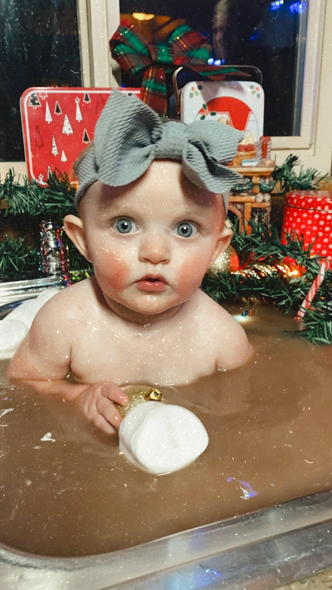 Aura joined the competition — help win amazing prizes! art, bathing, cap, ceramic, chair, cheek, child, concrete, costume_hat, curtain, face, flowerpot, head, headwear, houseplant, lawn_ornament, person, plant, porcelain, sculpture