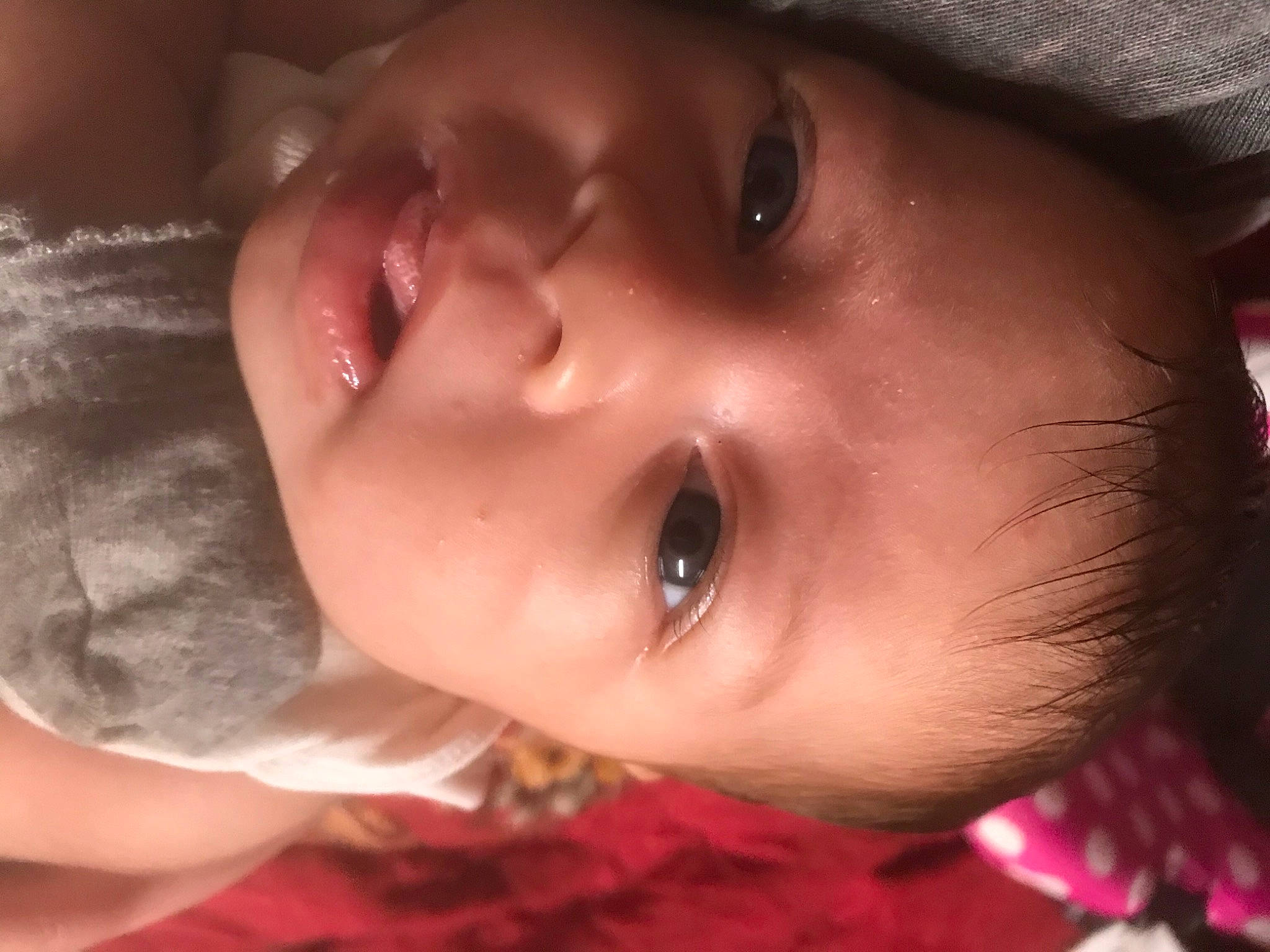 Emerie joined the competition — help win amazing prizes! baby, beauty, cheek, child, chin, close_up, eye, eyebrow, eyelash, face, facial_expression, forehead, head, lip, mouth, nose, organ, person, skin, smile