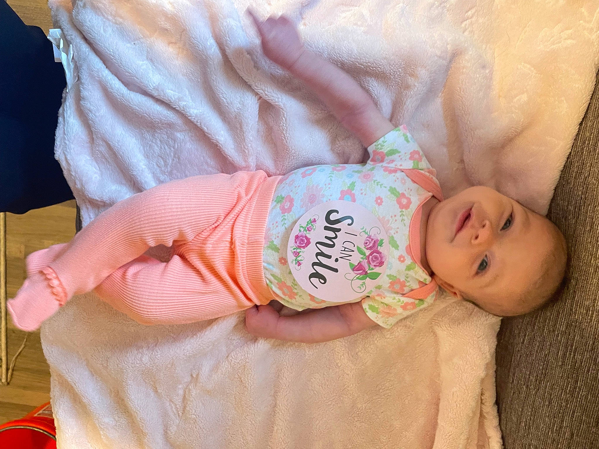 Bailiee joined the competition — help win amazing prizes! abdomen, baby, baby_products, baby_sleeping, baby_toddler_clothing, cheek, comfort, eye, finger, hand, human_body, nail, person, pink, product, skin, sleeve, textile, thumb, toddler