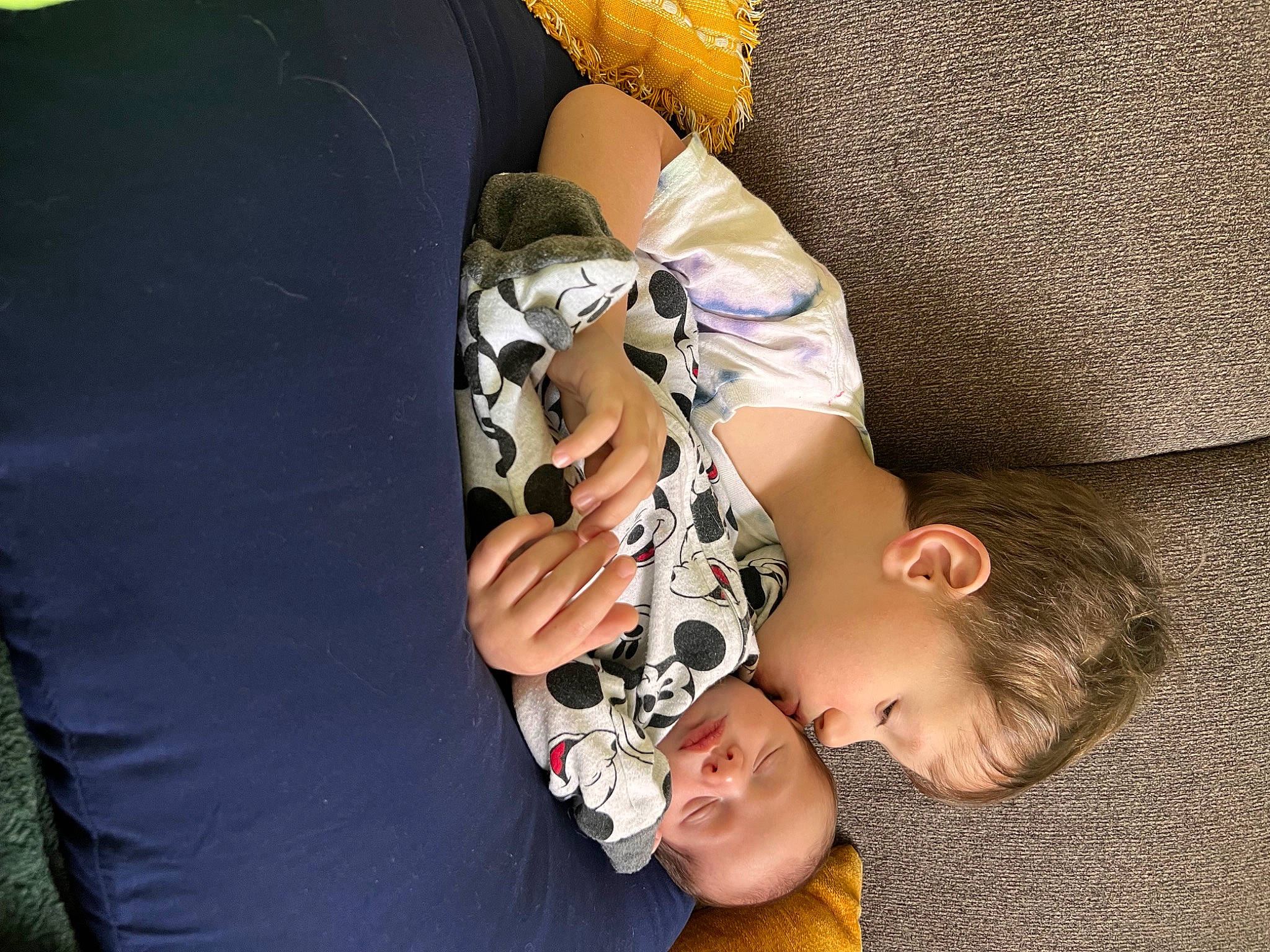 Colson is registered to the contest to win money with this photo: arm, baby, baby_products, baby_sleeping, baby_toddler_clothing, child, comfort, elbow, finger, fun, gesture, hand, happy, human_leg, knee, person, sitting, sleeve, t_shirt, thigh