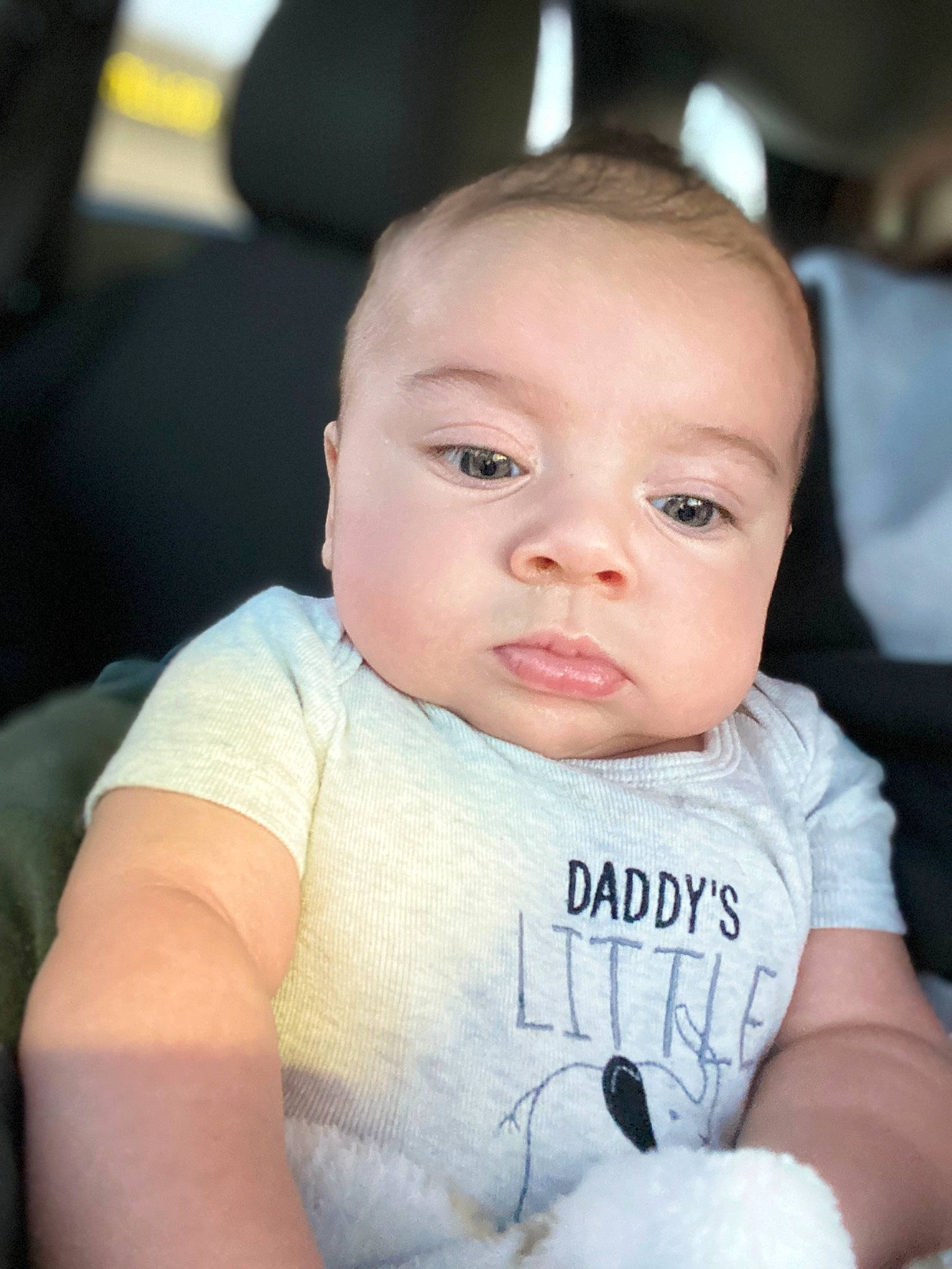 Luis joined the competition — help win amazing prizes! arm, baby, baby_toddler_clothing, cheek, comfort, eye, eyebrow, eyelash, face, flash_photography, hand, happy, iris, lip, nose, person, skin, sleeve, smile, t_shirt