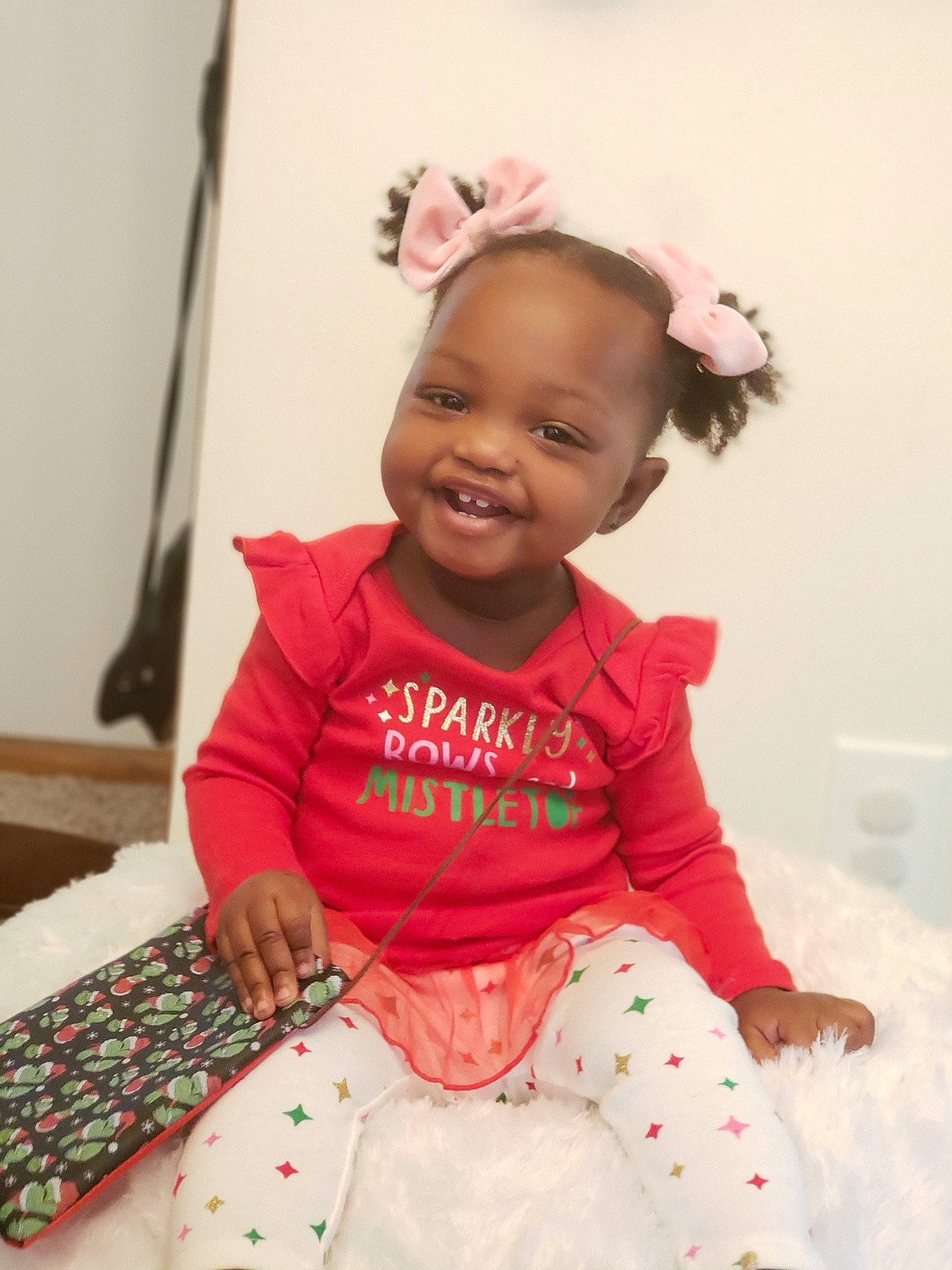 Jayde joined the competition — help win amazing prizes! baby, baby_toddler_clothing, cheek, child, hair_accessory, happy, joy, pajamas, person, pink, play, sitting, sleeve, smile, toddler