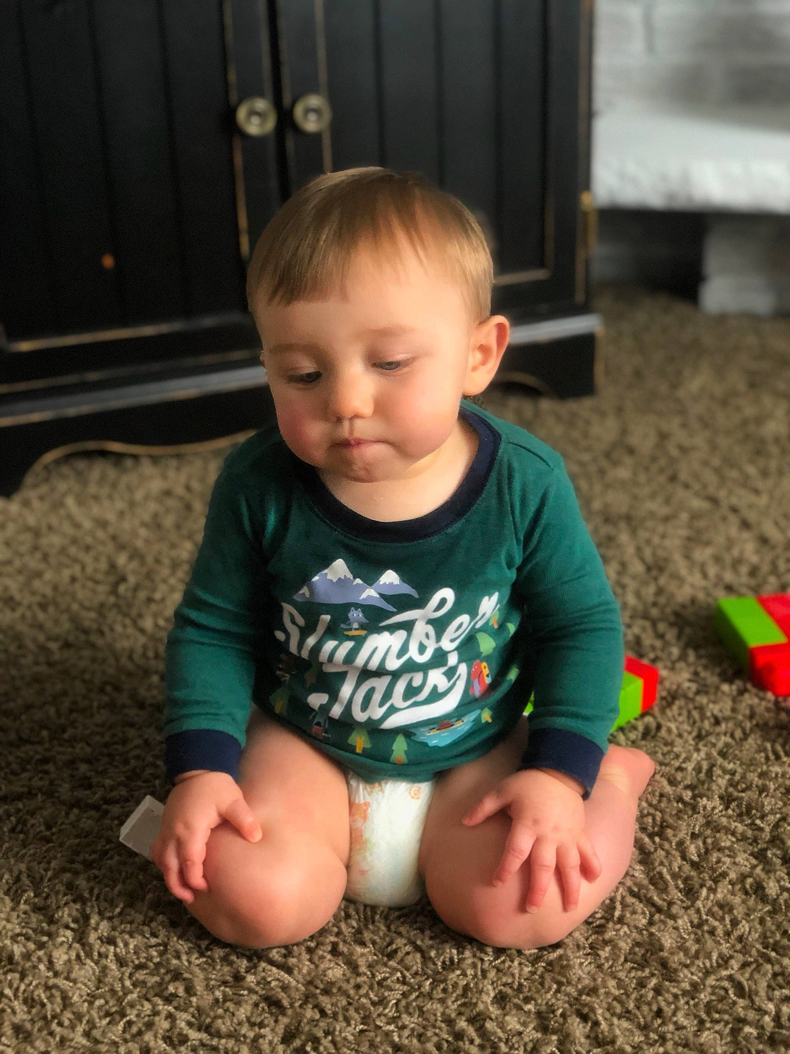 Leyton joined the competition — help win amazing prizes! baby, cheek, child, crawling, fun, leg, person, play, sitting, skin, smile, t_shirt, toddler, tummy_time