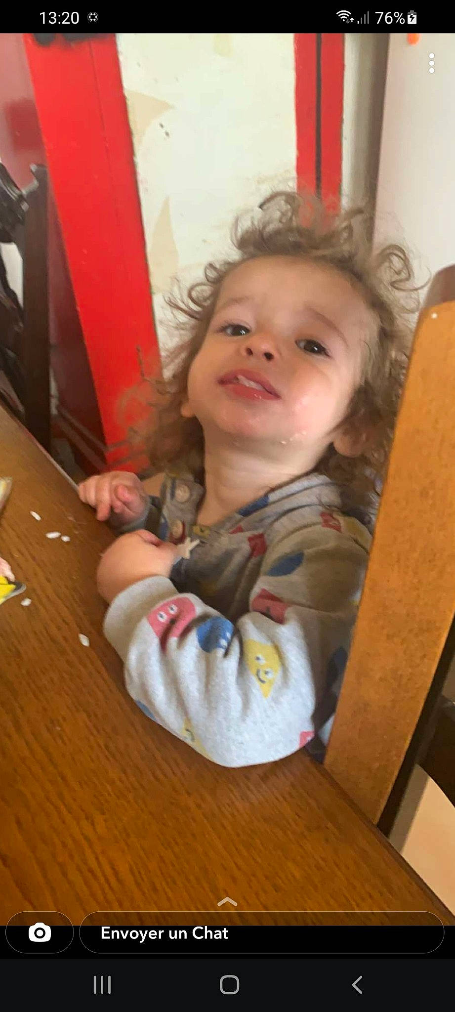 Tiago a rejoint le concours — aidez-le/la à gagner de superbes lots ! baby, baby_toddler_clothing, cheek, chin, eye, floor, flooring, fun, hair, happy, hardwood, head, human_body, iris, mouth, nose, person, skin, smile, toddler