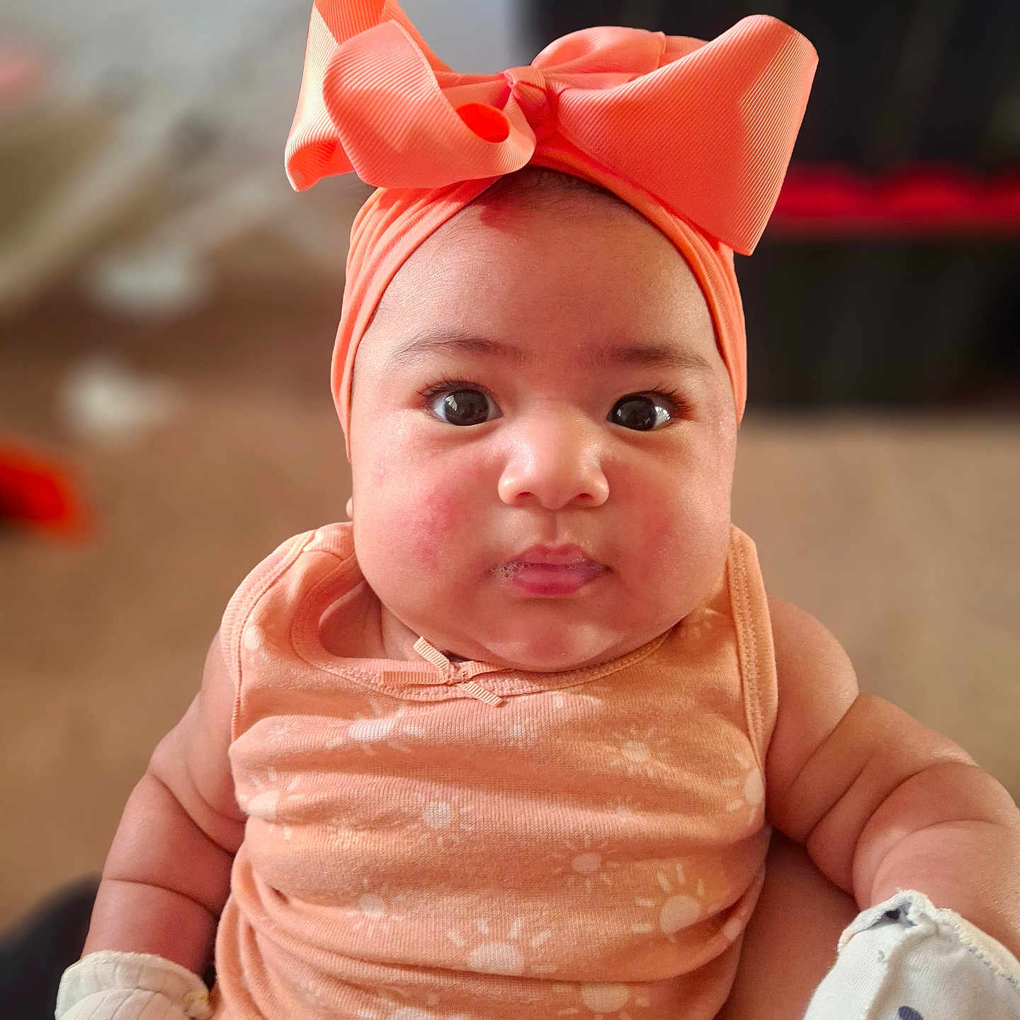 Jeanette joined the competition — help win amazing prizes! accessories, baby, bodypart, bonnet, cap, clothing, dress, face, finger, hand, happy, hat, head, headband, jewelry, newborn, person, photography, portrait, smile