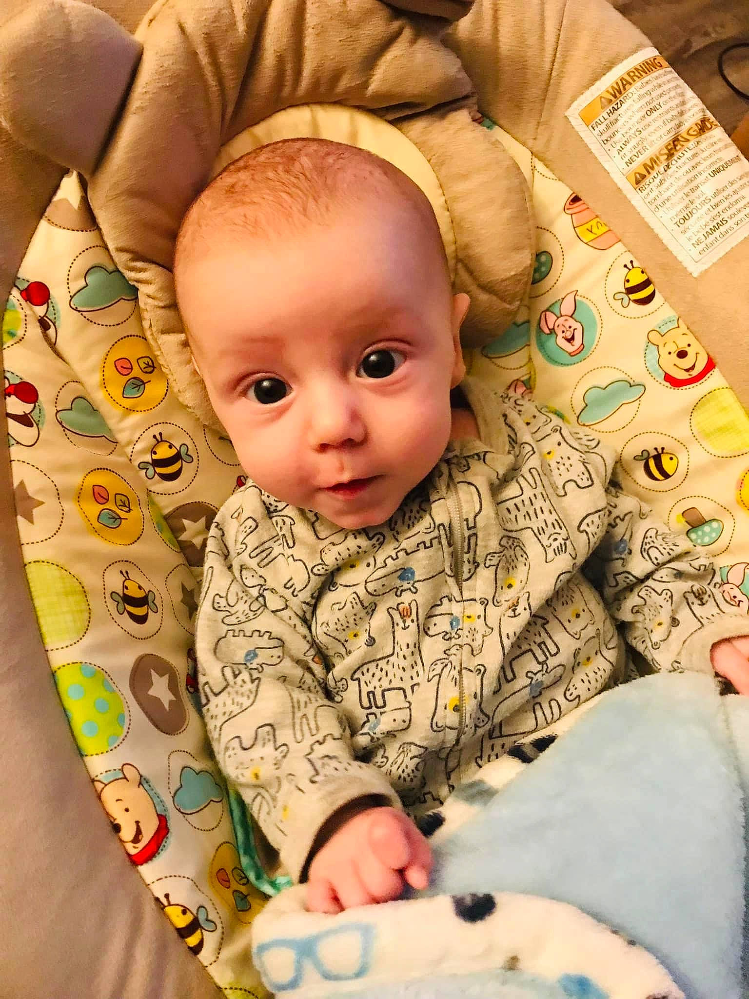 Ethan joined the competition — help win amazing prizes! arm, baby, baby_sleeping, baby_toddler_clothing, cheek, comfort, eye, face, finger, head, iris, linens, mouth, nose, person, product, skin, sleeve, t_shirt, textile