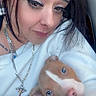 Bullit joined the competition — help win amazing prizes! woman, puppy, dog, cuddling, selfie, blue_eyes, nose_ring, chain_necklace, white_sweater, car_interior, closeup, face, pet, companion, cute, affection, portrait, indoor, casual, love
