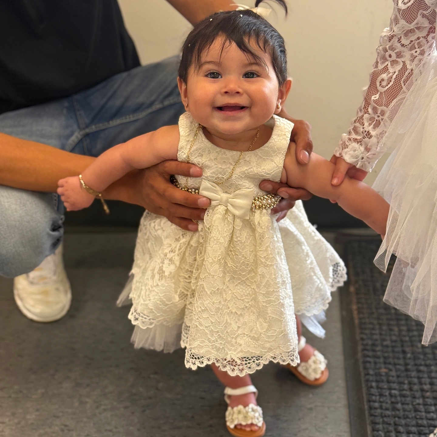 Aribella joined the competition — help win amazing prizes! adult, baby, bodypart, bride, clothing, dress, face, fashion, finger, footwear, formalwear, gown, hand, head, pants, person, photography, portrait, sandal, shoe