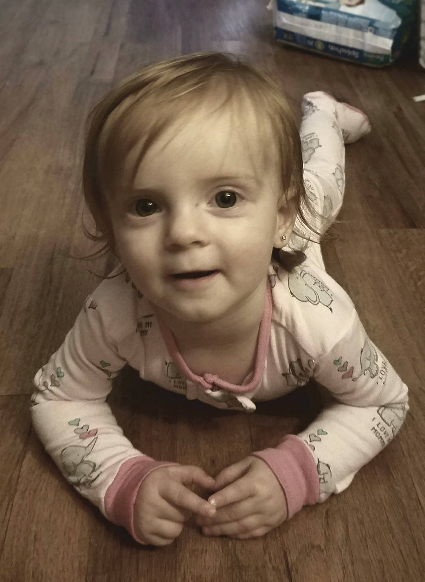 Carolyn joined the competition — help win amazing prizes! baby, cheek, child, chin, eye, face, facial_expression, fun, hair, hairstyle, head, iris, lip, nose, person, photography, play, sitting, skin, smile