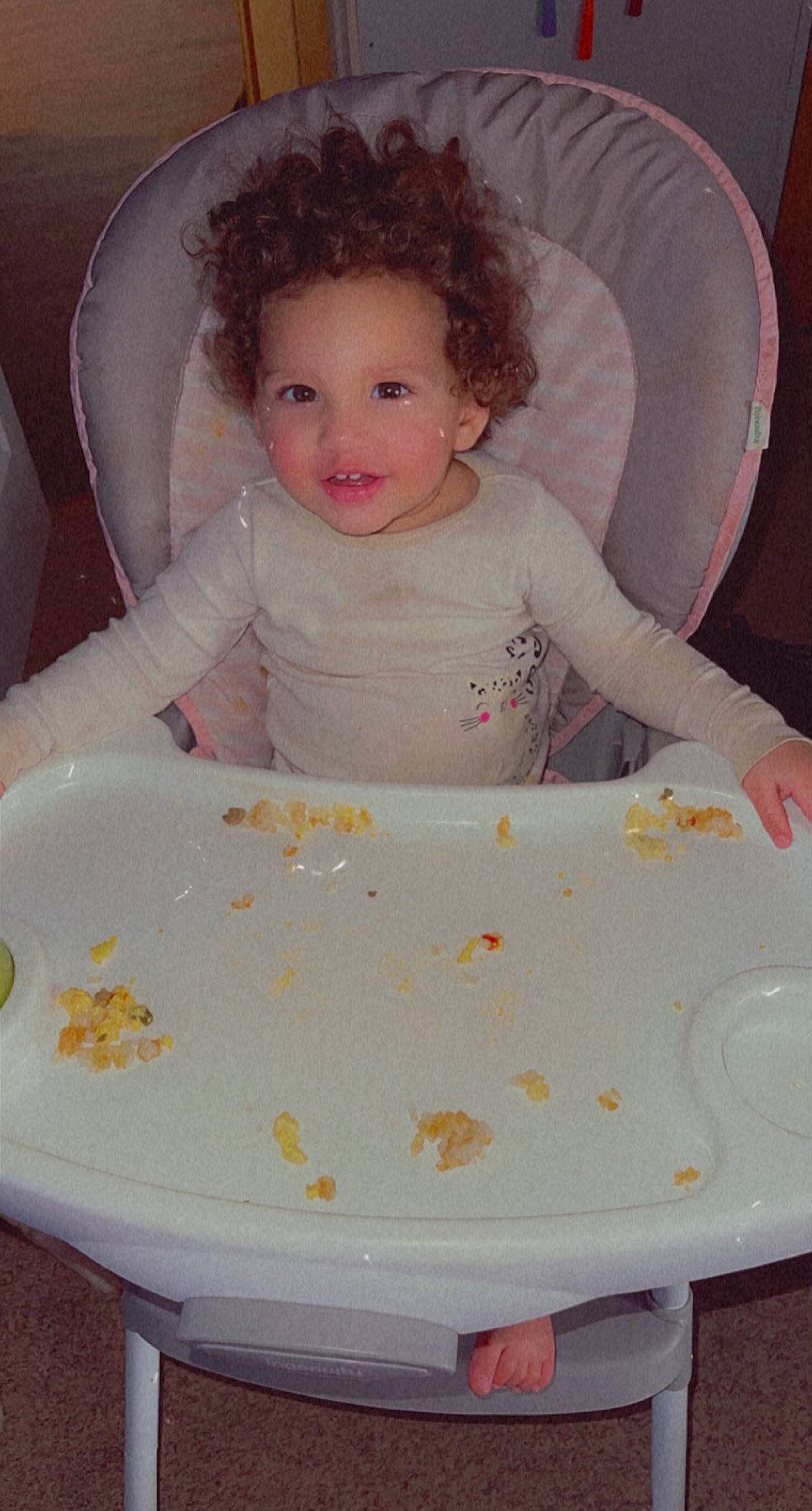 Amayah is registered to the contest to win money with this photo: baby, baby_products, baby_toddler_clothing, beauty, cheek, child, chin, dishware, fun, iris, organ, people, person, pink, product, serveware, sitting, skin, sleeve, toddler