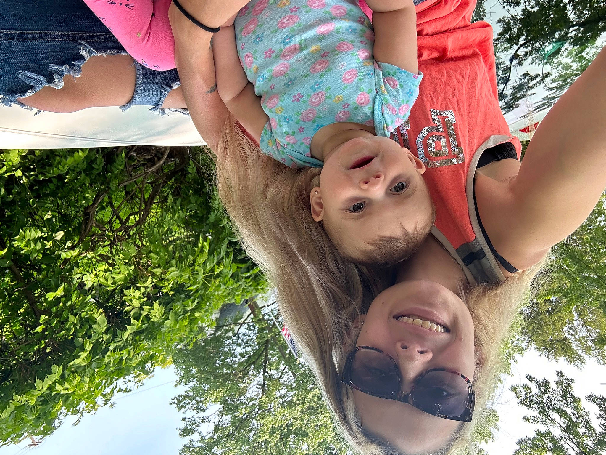 Callie joined the competition — help win amazing prizes! arm, daytime, glasses, green, hair, hand, happy, head, human, human_body, joint, joy, mouth, people_in_nature, person, photograph, plant, shoulder, sky, smile