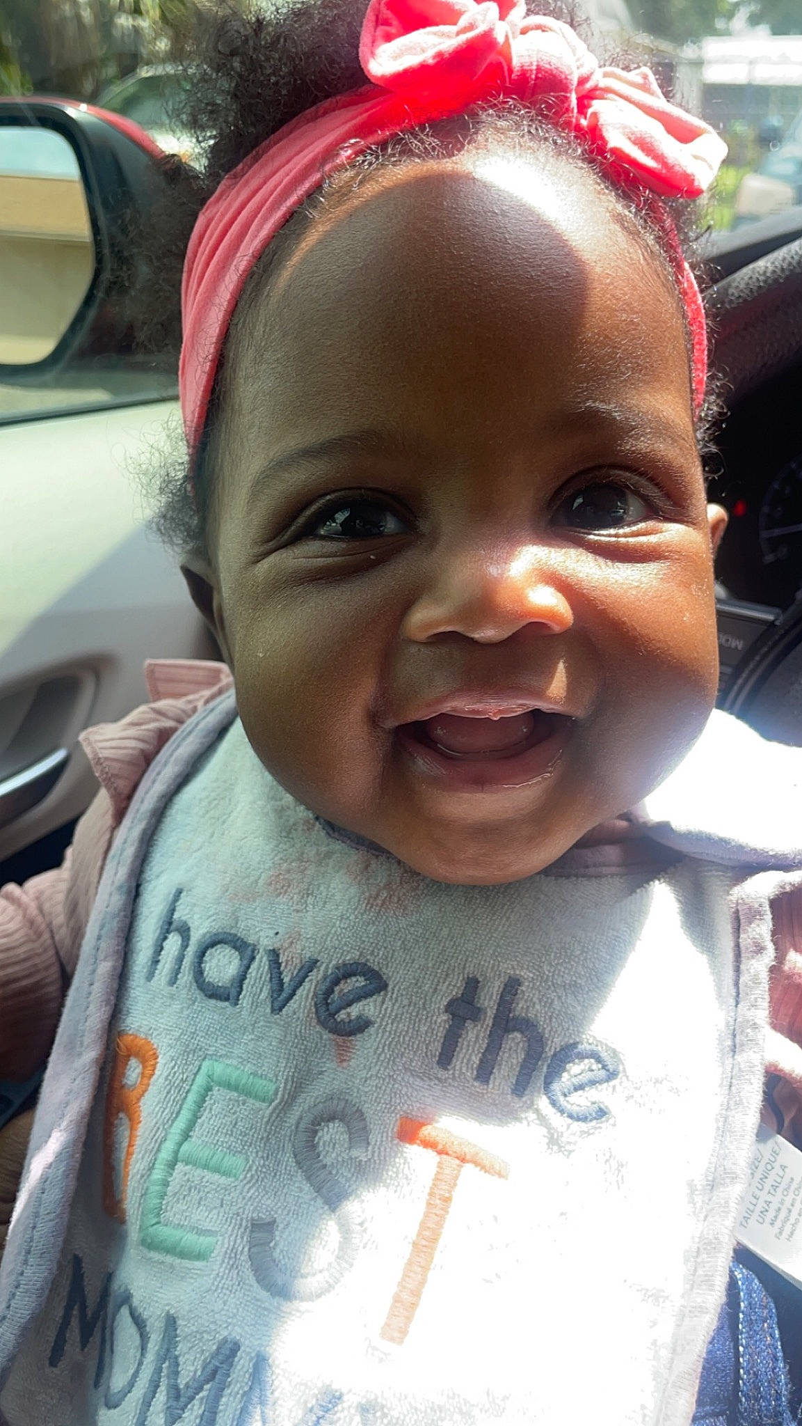 Melodie joined the competition — help win amazing prizes! baby, baby_toddler_clothing, cheek, cool, eye, face, facial_expression, forehead, happy, iris, lip, mouth, nose, person, pink, plant, skin, sleeve, smile, toddler