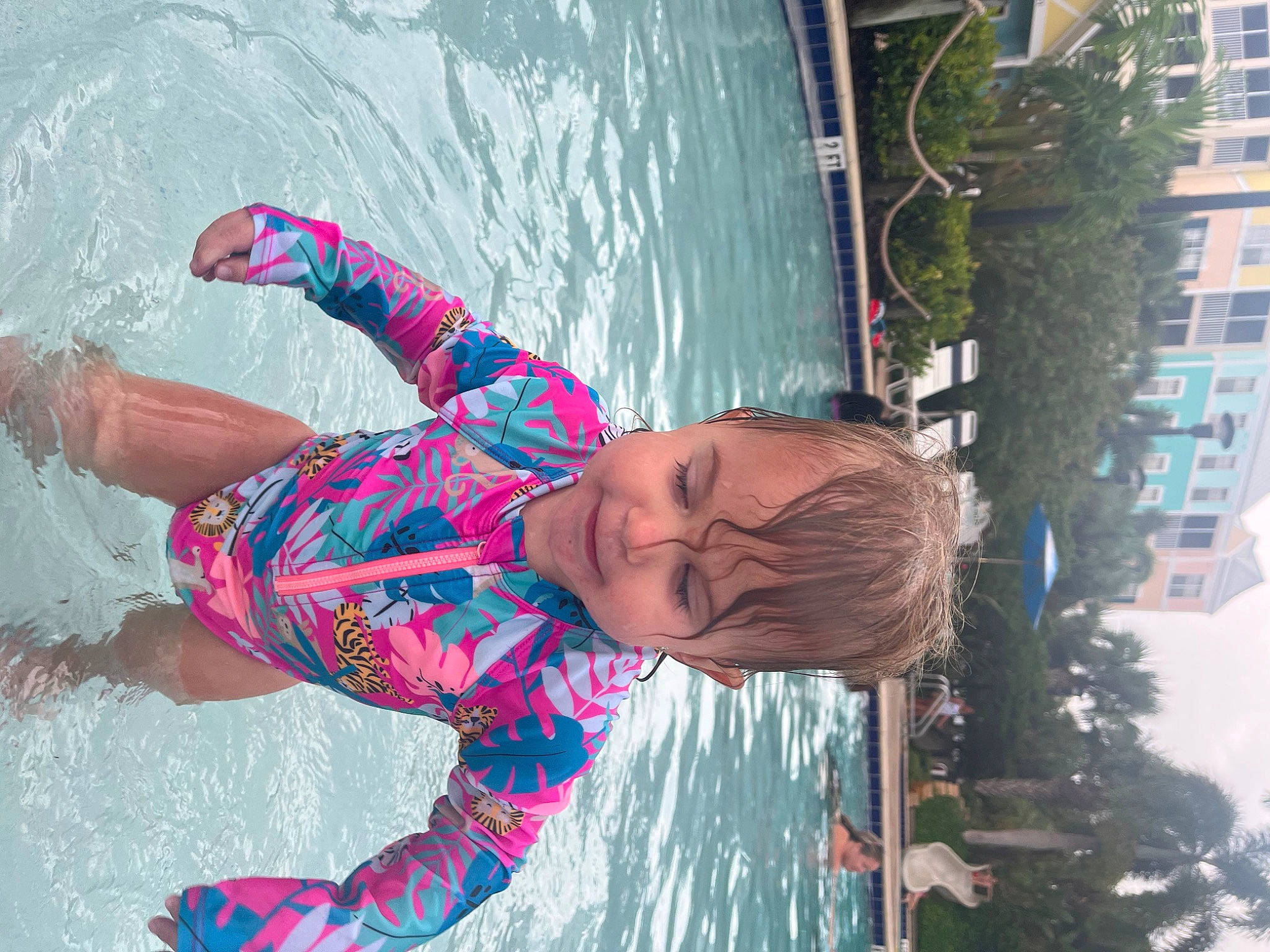 Allison joined the competition — help win amazing prizes! azure, boats_and_boating_equipment_and_supplies, body_of_water, cool, fun, happy, lake, leisure, magenta, pattern, people_in_nature, person, personal_protective_equipment, photograph, pink, recreation, summer, travel, tree, water