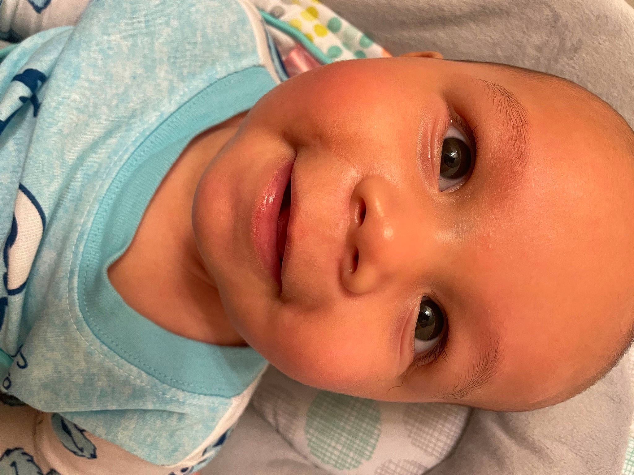 Kingston is registered to the contest to win money with this photo: baby, cheek, chin, eye, eyebrow, eyelash, facial_expression, forehead, happy, headgear, human, human_body, iris, joy, lip, mouth, nose, person, product, skin