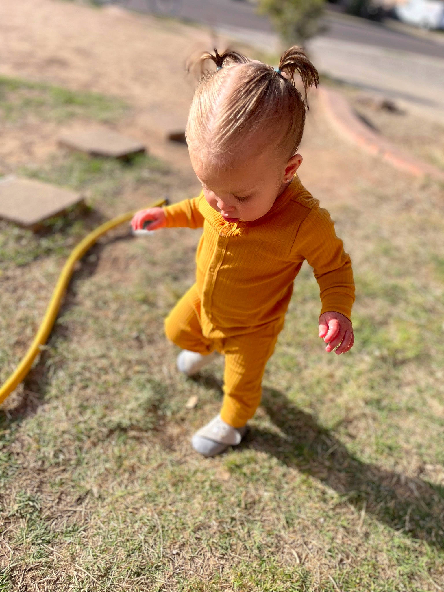 Malayah joined the competition — help win amazing prizes! asphalt, baby, baby_toddler_clothing, child, city, fun, grass, hair, happy, head, landscape, leisure, people_in_nature, person, plant, play, recreation, soil, toddler, tree