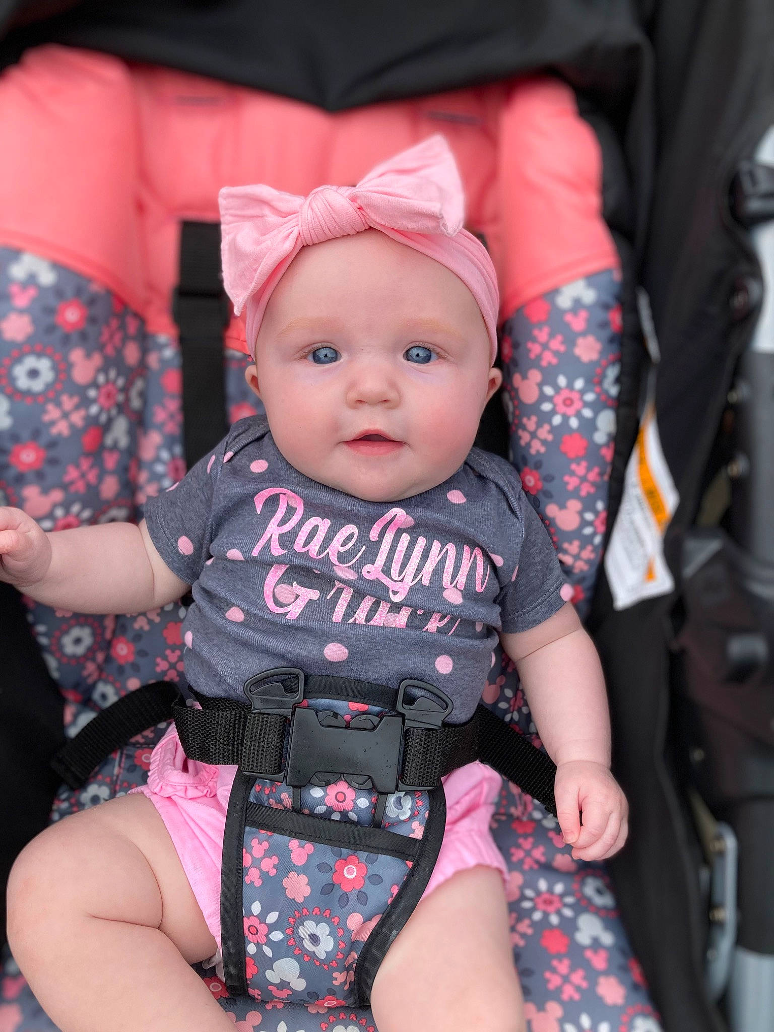 Raelynn joined the competition — help win amazing prizes! baby, baby_toddler_clothing, black, cheek, child, dress, eye, hairstyle, happy, hat, head, headwear, human_body, iris, person, pink, product, red, skin, sleeve