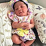 Genesis joined the competition — help win amazing prizes! newborn, baby, sleeping, infant, floral_outfit, headband, pillow, patterned_pillow, peaceful, cute, small_hands, small_feet, indoors, cozy, soft_lighting, portrait, child, resting, colorful_clothing, adorable