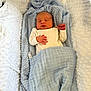 newborn, baby, sleeping, blanket, blue_blanket, white_blanket, infant, cozy, soft, wrapped, peaceful, bed, texture, cute, small, resting, person, indoors, clothing, sleep