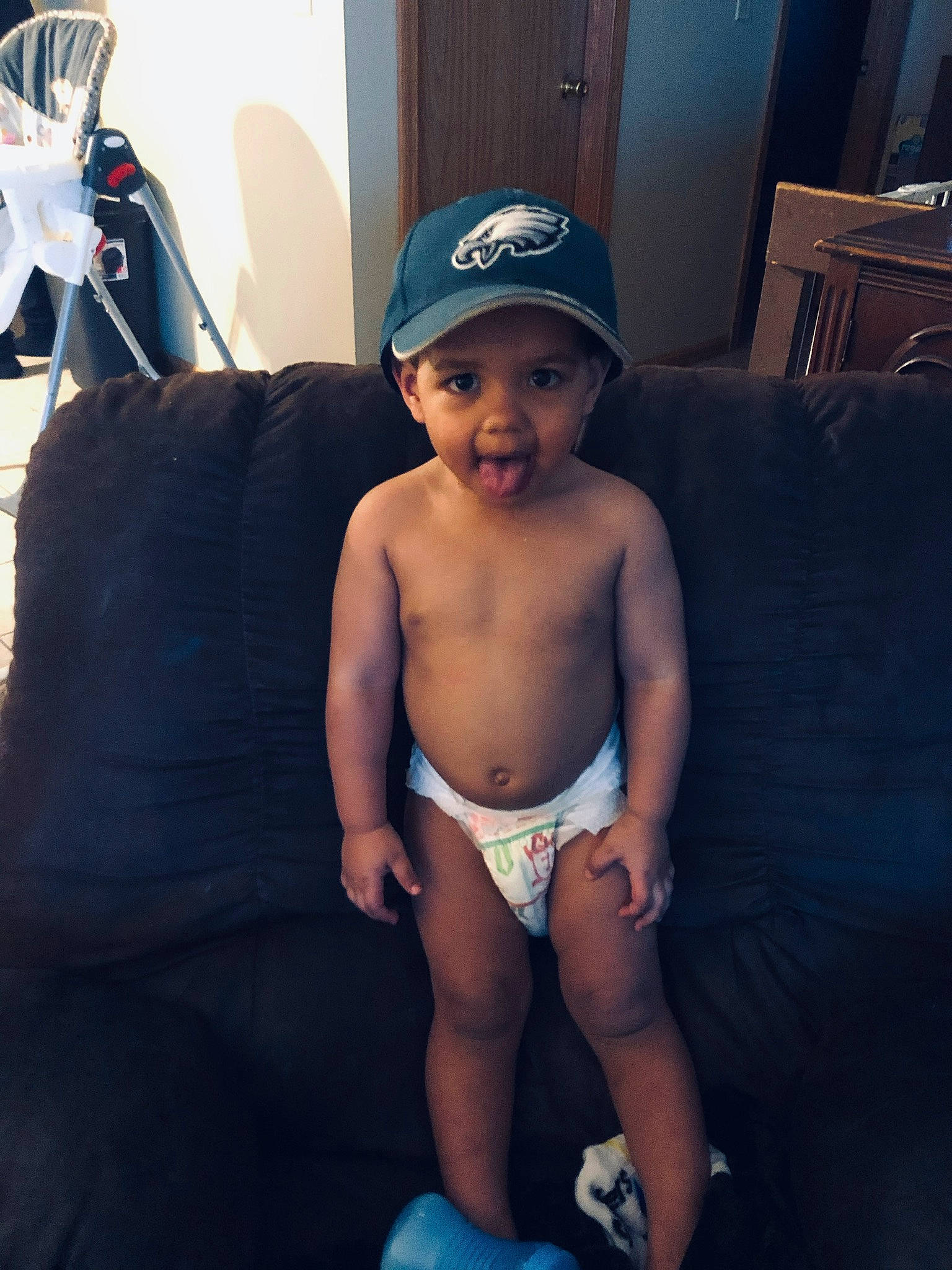 Matthias joined the competition — help win amazing prizes! abdomen, baby, barechested, child, cool, fun, hand, head, headgear, headwear, leg, muscle, person, sitting, skin, smile, snapshot, stomach, summer, toddler