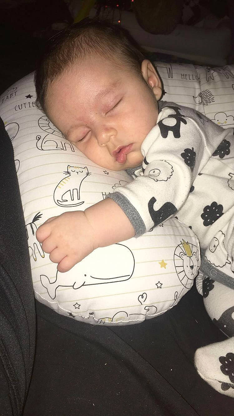 Alessio is registered to the contest to win money with this photo: arm, baby, baby_products, baby_sleeping, bedtime, birth, cheek, child, cool, nap, person, product, sleep, toddler