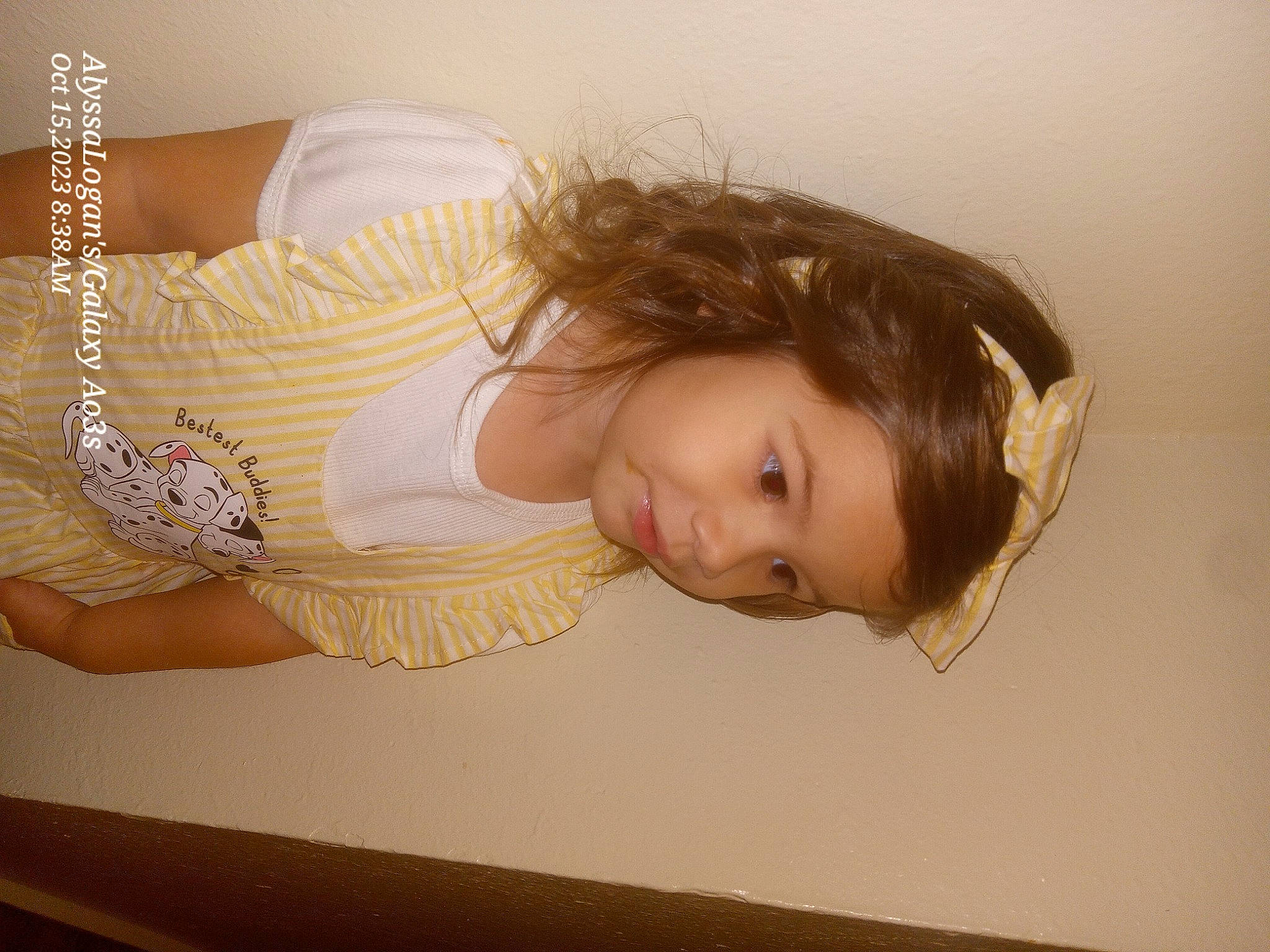 Rowan is registered to the contest to win money with this photo: arm, blond, body_jewelry, bridal_accessory, child, dress, eyelash, flash_photography, hairstyle, hand, happy, headpiece, human_body, long_hair, neck, person, shoulder, skin, toddler, waist