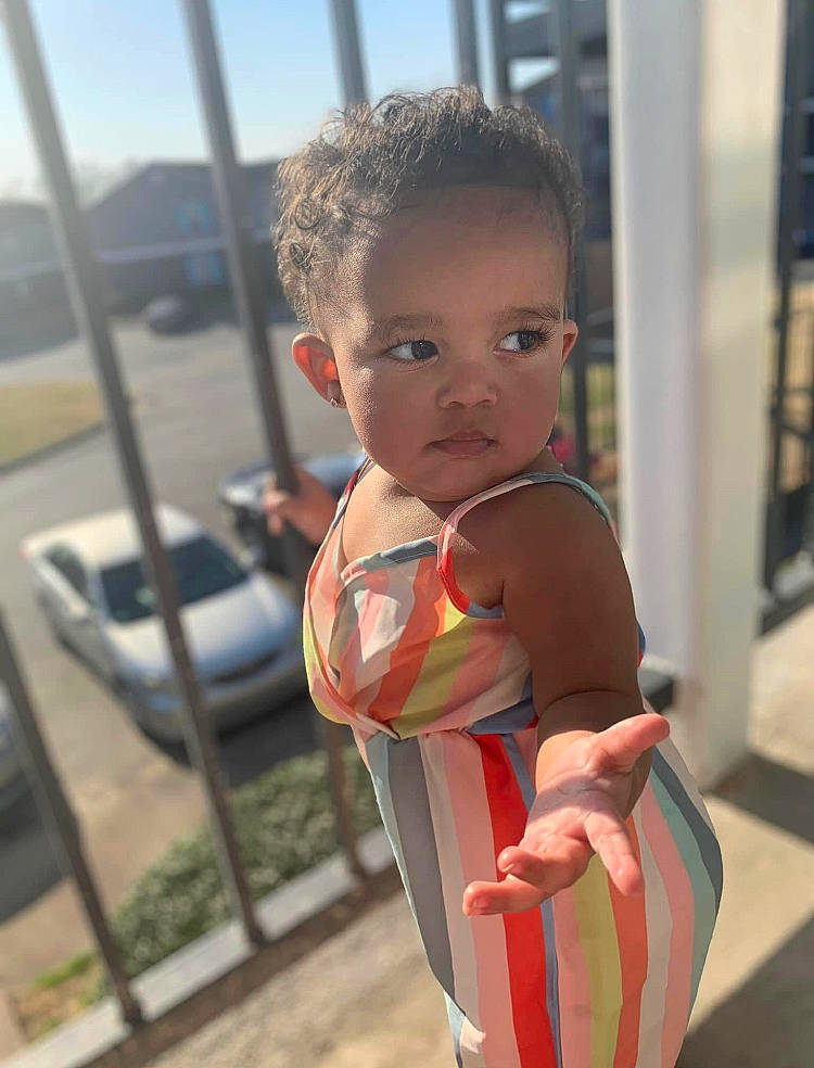 Tru joined the competition — help win amazing prizes! baby, barechested, chest, child, eye, eyewear, face, fun, grass, happy, human_leg, leisure, lip, person, recreation, sky, swing, thigh, toddler, trunk